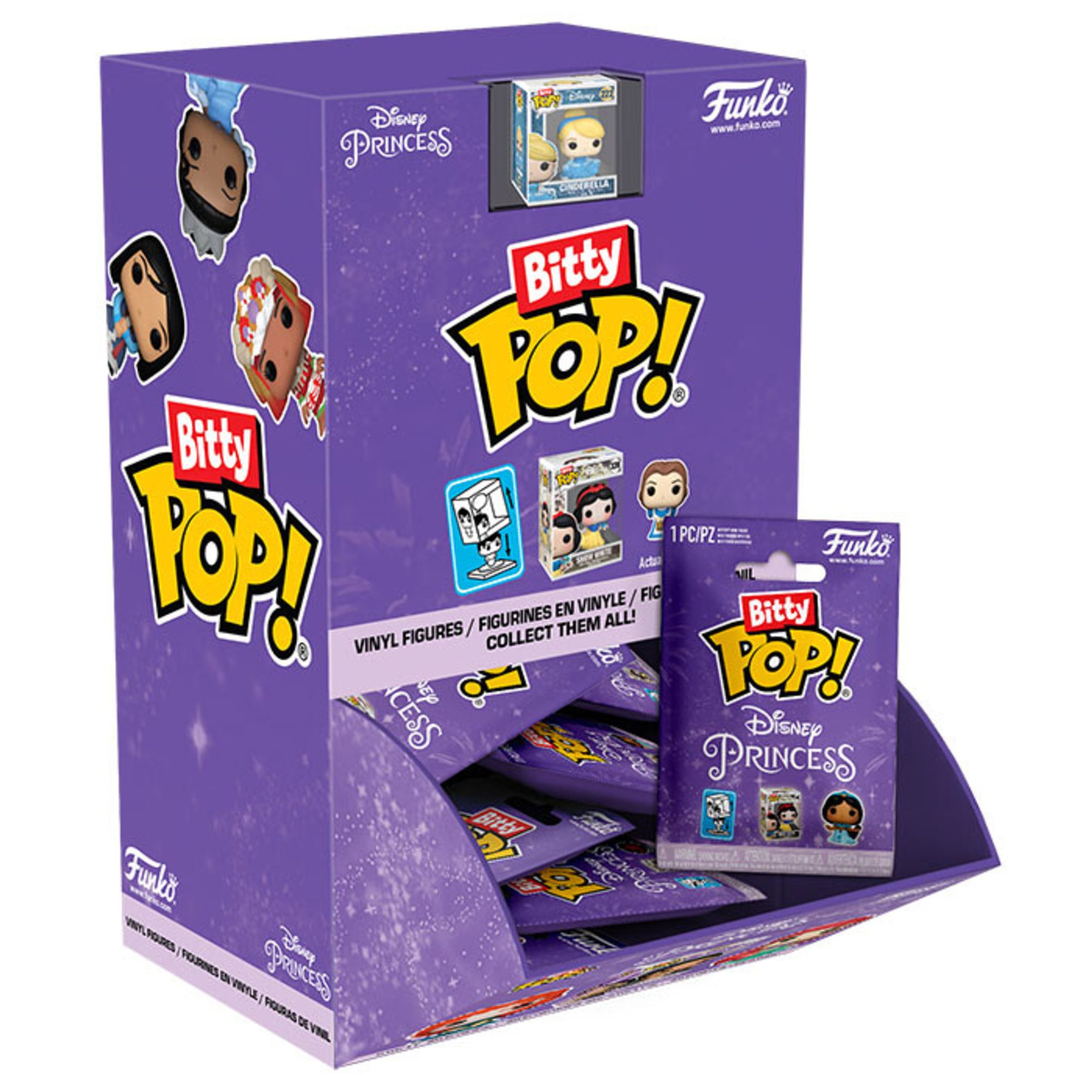 Funko bitty pop assortimento disney princess 1pz - 