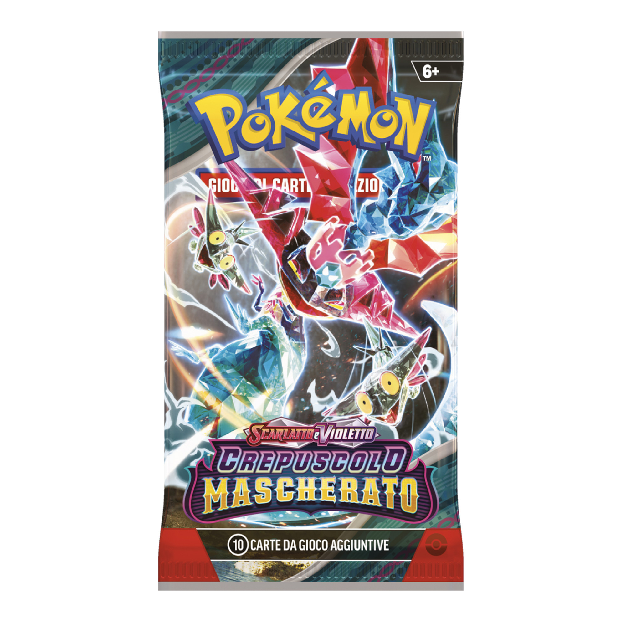 Pokémon scarlatto e violetto crepuscolo mascherato busta 10 carte - POKEMON