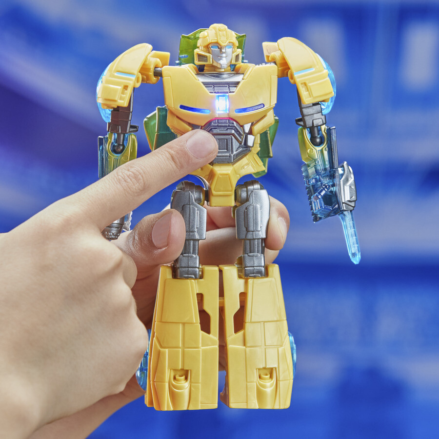 Hasbro transformers one, energon glow bumblebee (b-127), action figure per bambini, ai 6 anni in su - Transformers