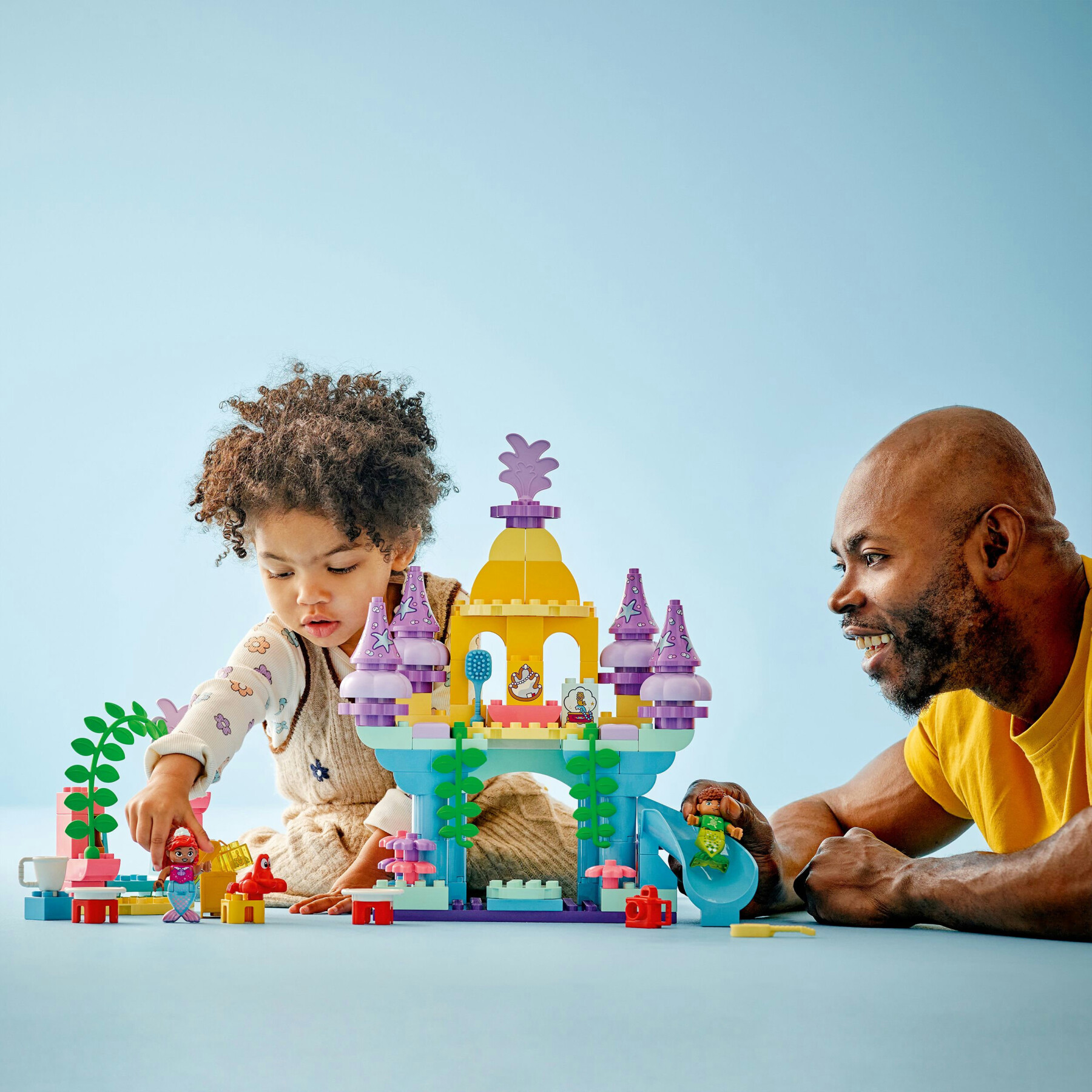 Lego duplo | disney 10435 il magico palazzo sottomarino di ariel, giochi per bambini 2+, castello giocattolo della sirenetta - LEGO DUPLO