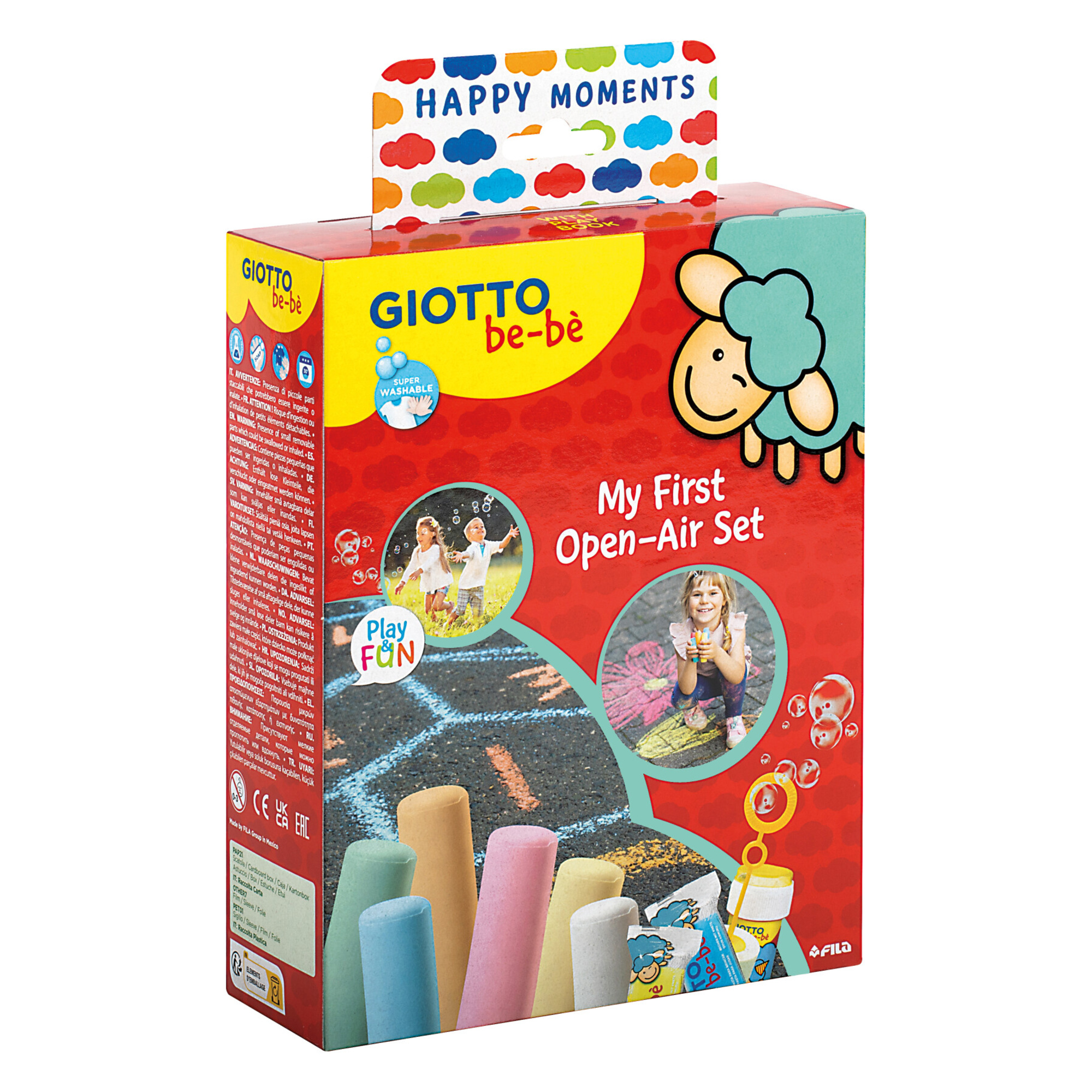 Giotto be-bè color&play open air set - kit creativo per giochi all'aria aperta - GIOTTO