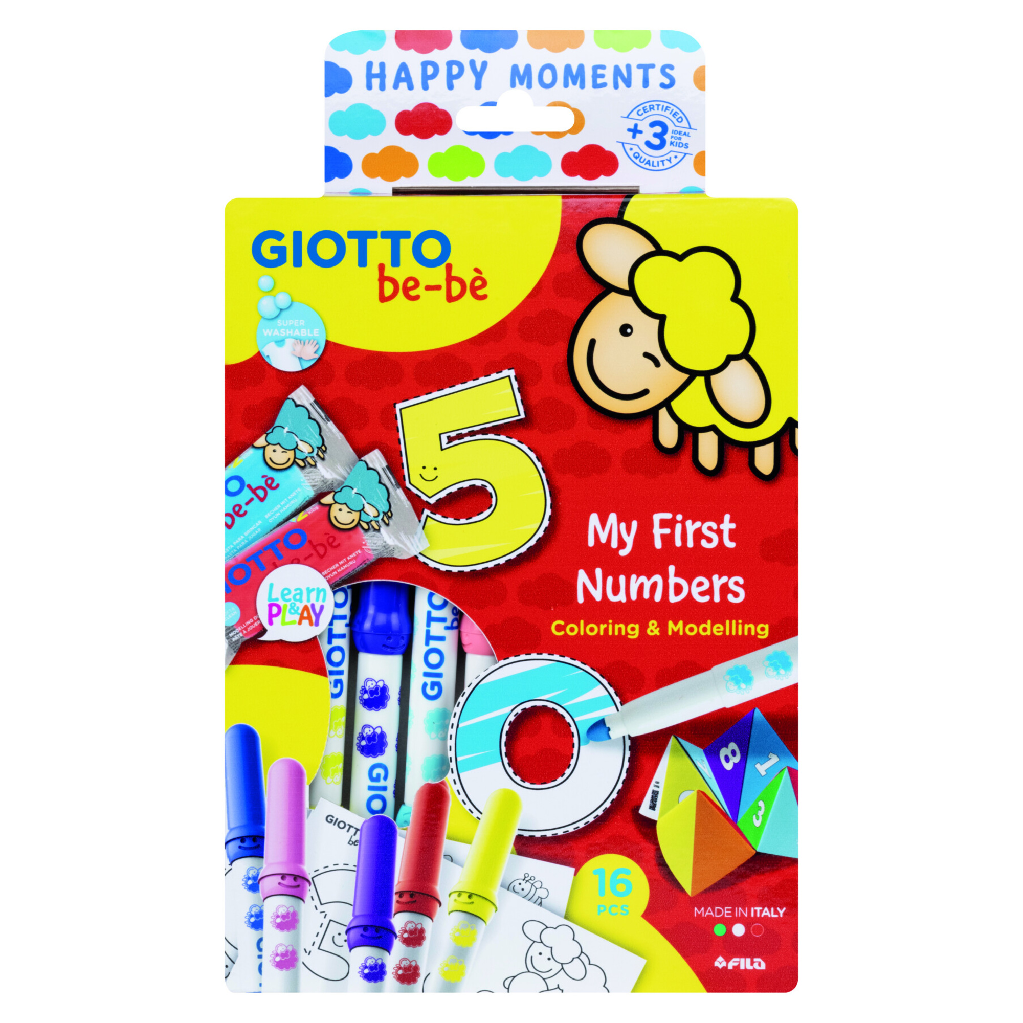 Giotto be-bè happy moments my first numbers - set creativo - GIOTTO