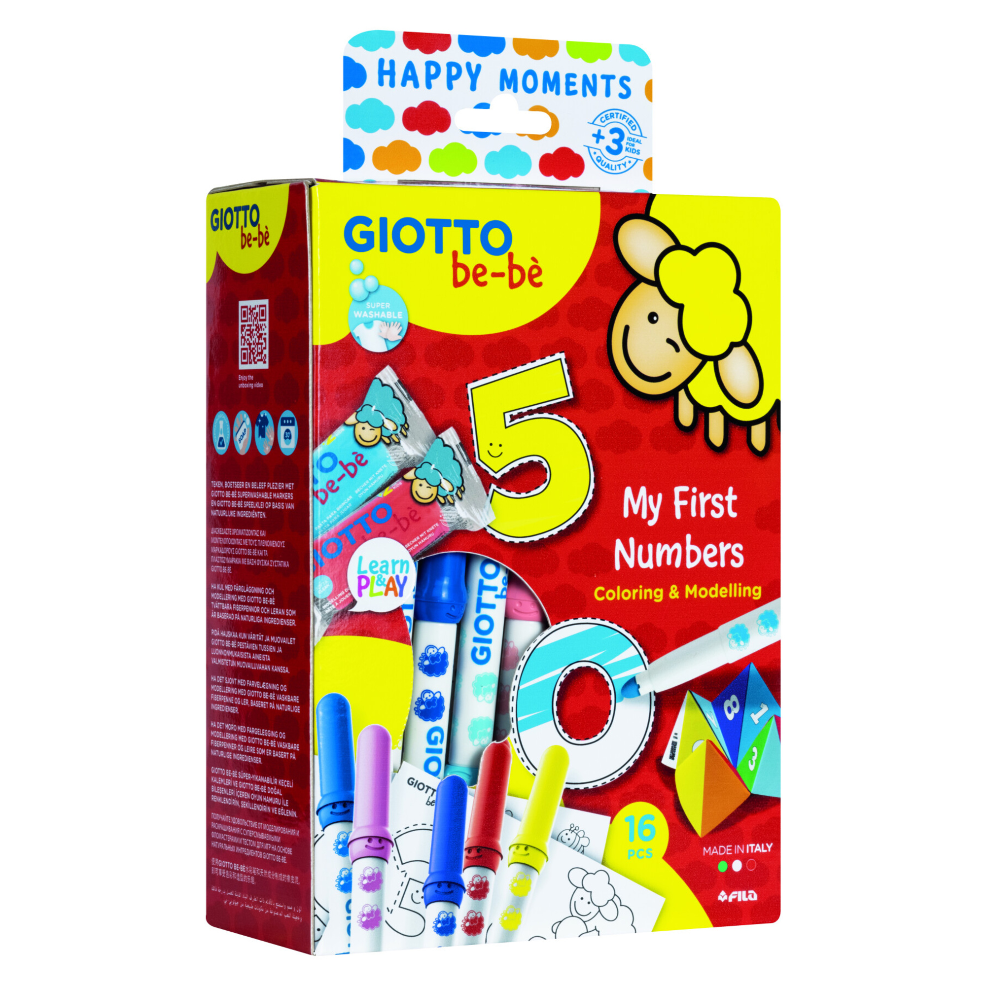 Giotto be-bè happy moments my first numbers - set creativo - GIOTTO