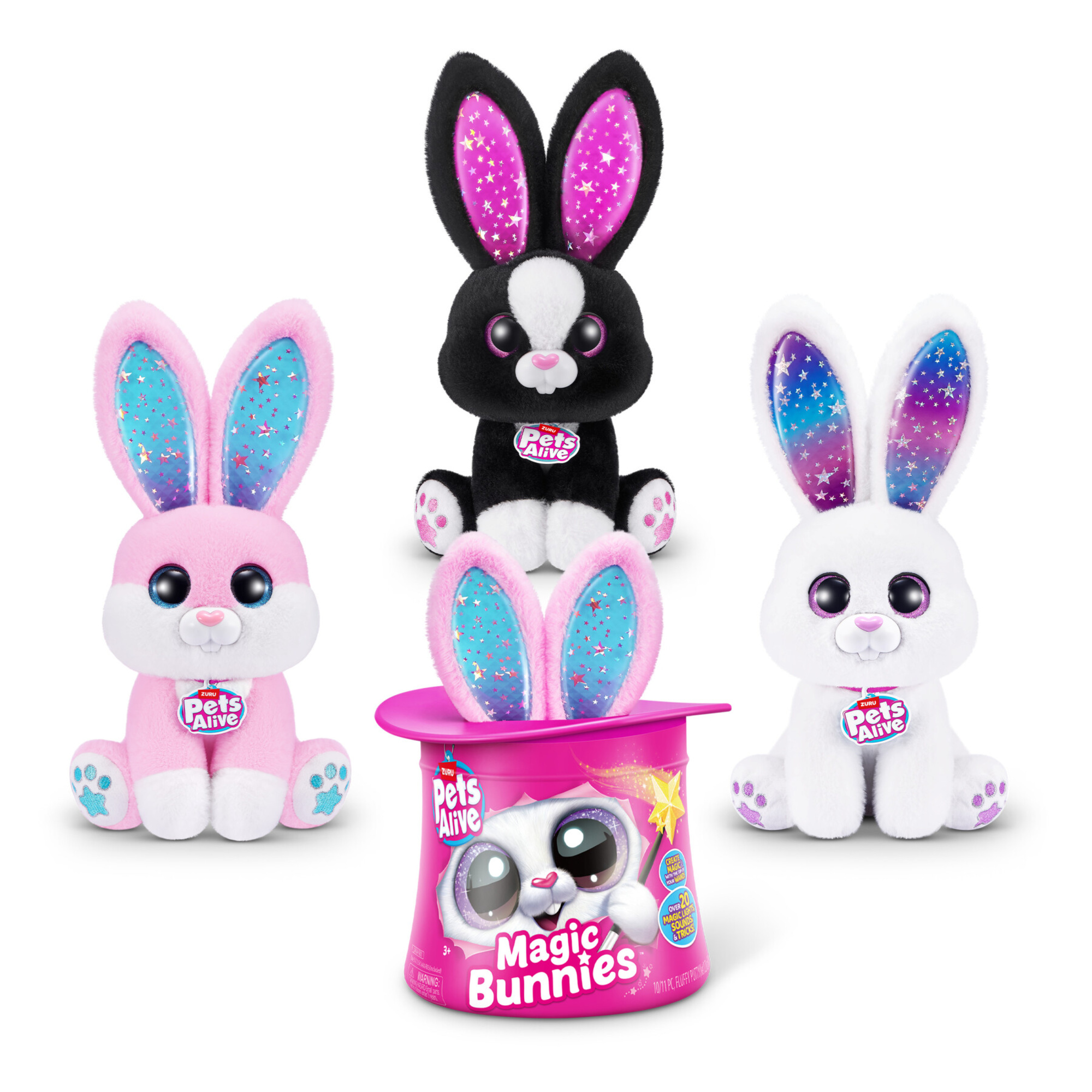 Pets alive magic bunnies di zuru - giocattolo magico interattivo a sorpresa - PETS ALIVE