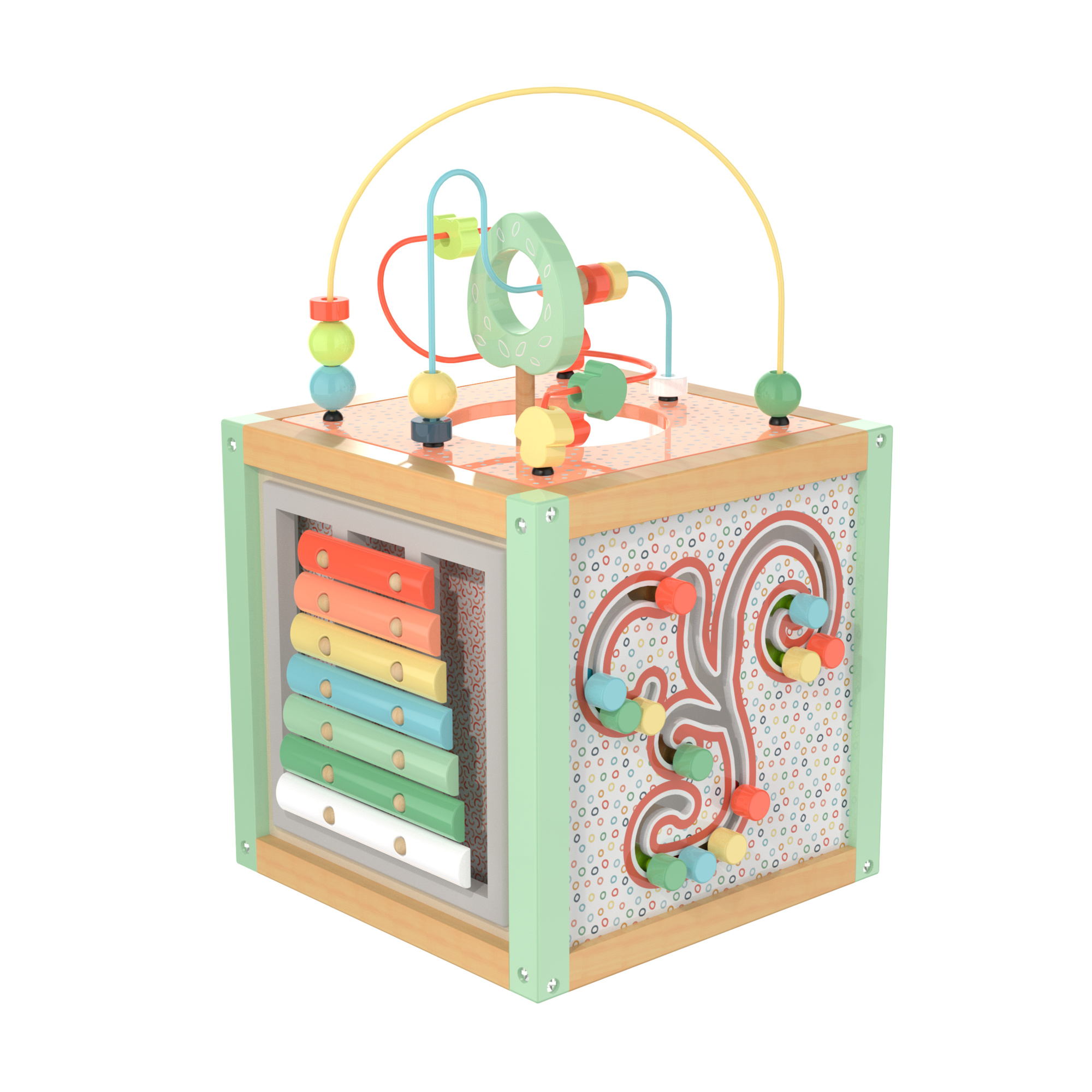 Maxi cubo multiattività in legno - wood "n" play - WOOD N'PLAY