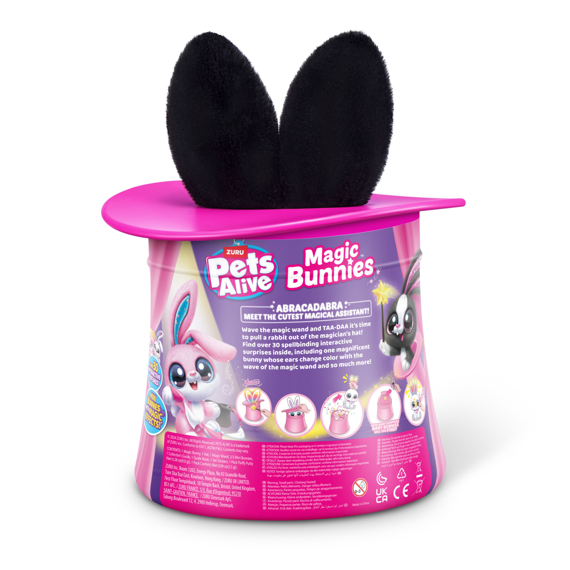 Pets alive magic bunnies di zuru - giocattolo magico interattivo a sorpresa - PETS ALIVE