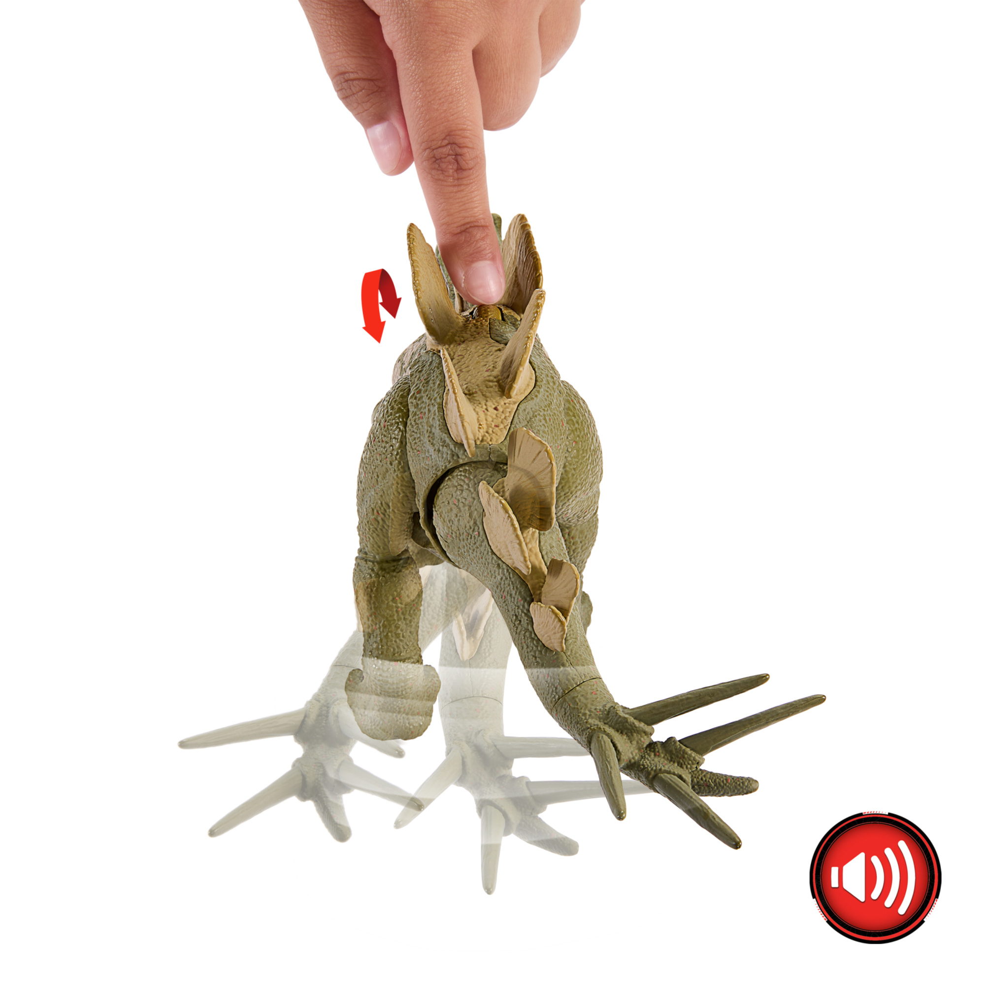 Mattel jurassic world - hesperosauro ruggito selvaggio - Jurassic World