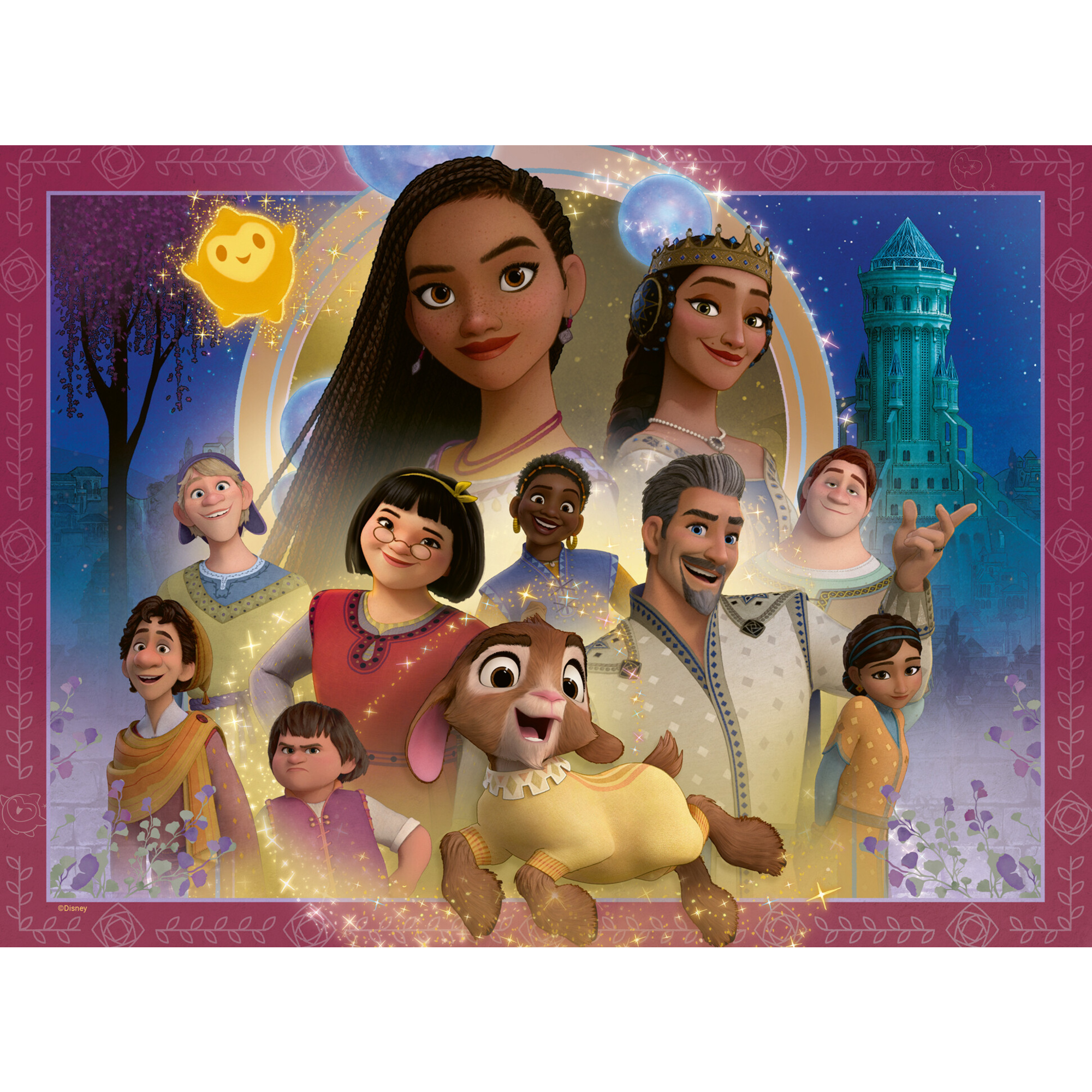 Ravensburger - puzzle disney wish - 100 pezzi xxl - età raccomandata 6+ anni - DISNEY PRINCESS, RAVENSBURGER