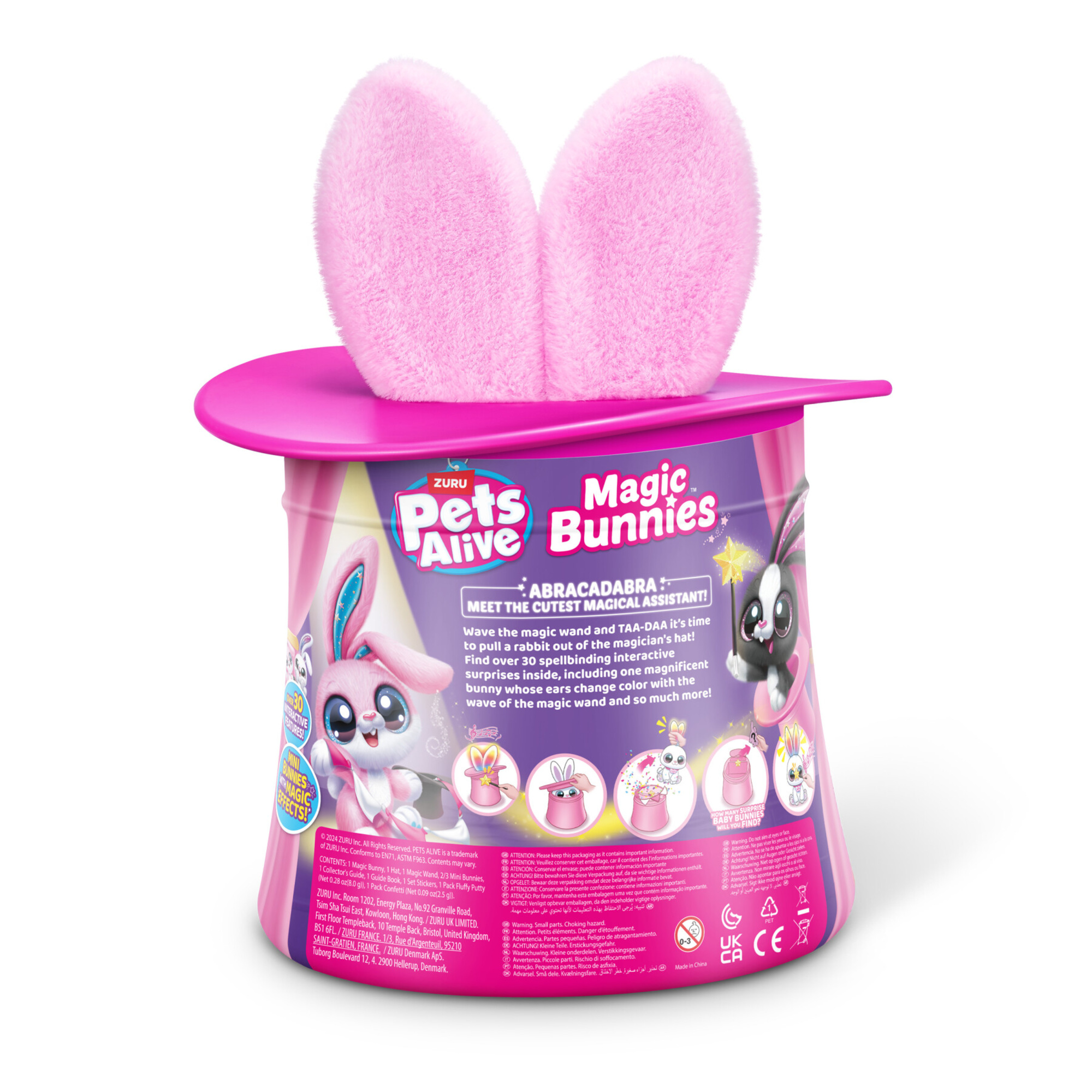 Pets alive magic bunnies di zuru - giocattolo magico interattivo a sorpresa - PETS ALIVE