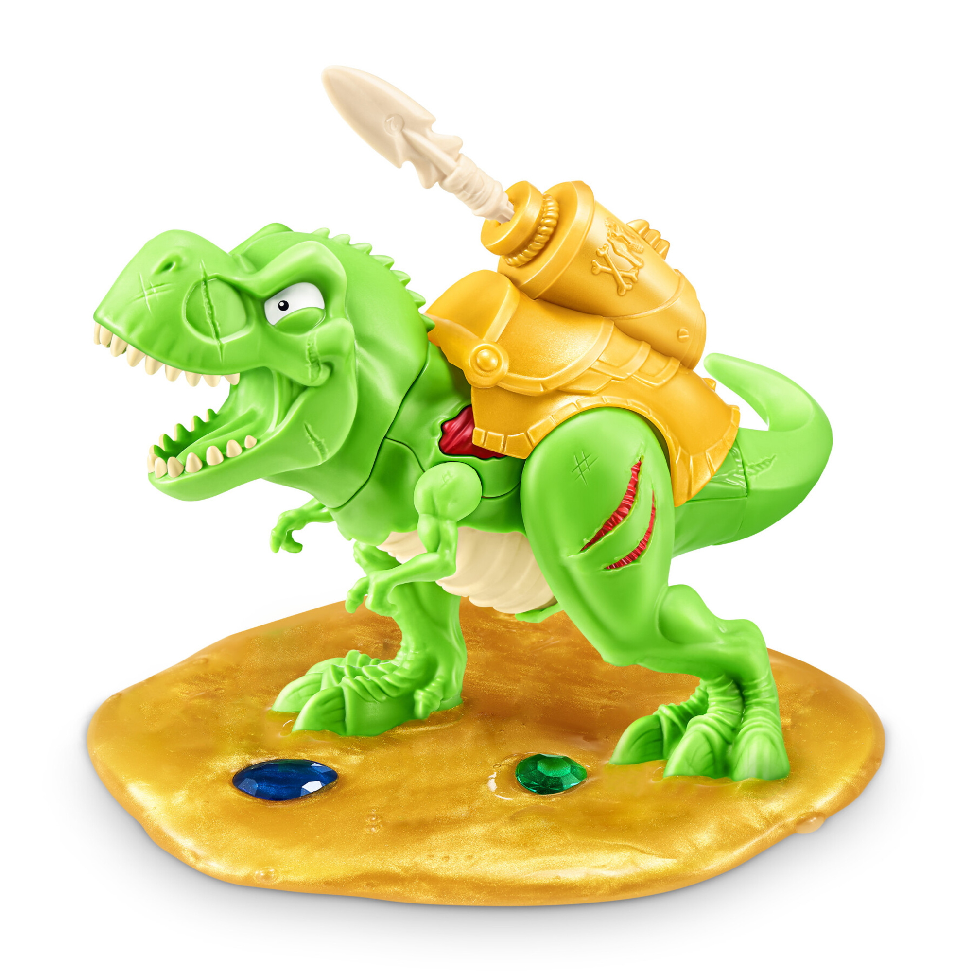 Smashers dino island - caccia al tesoro d'oro da zuru - 