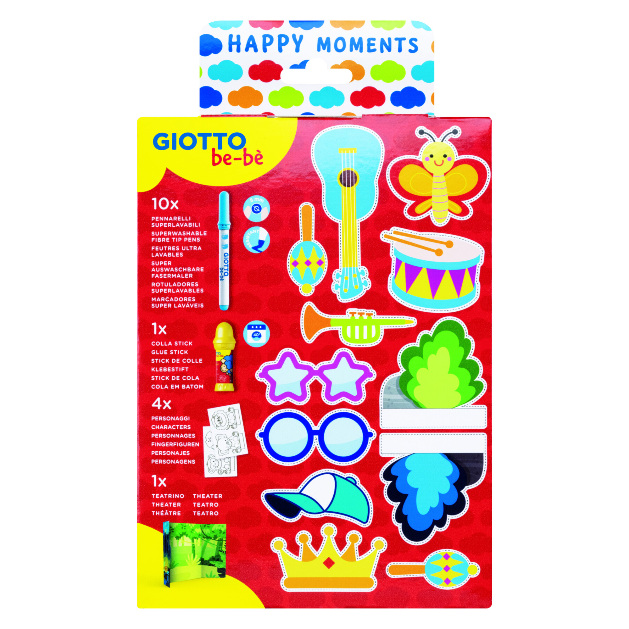 Giotto bebè happy moments my finger puppets - set creativo - GIOTTO