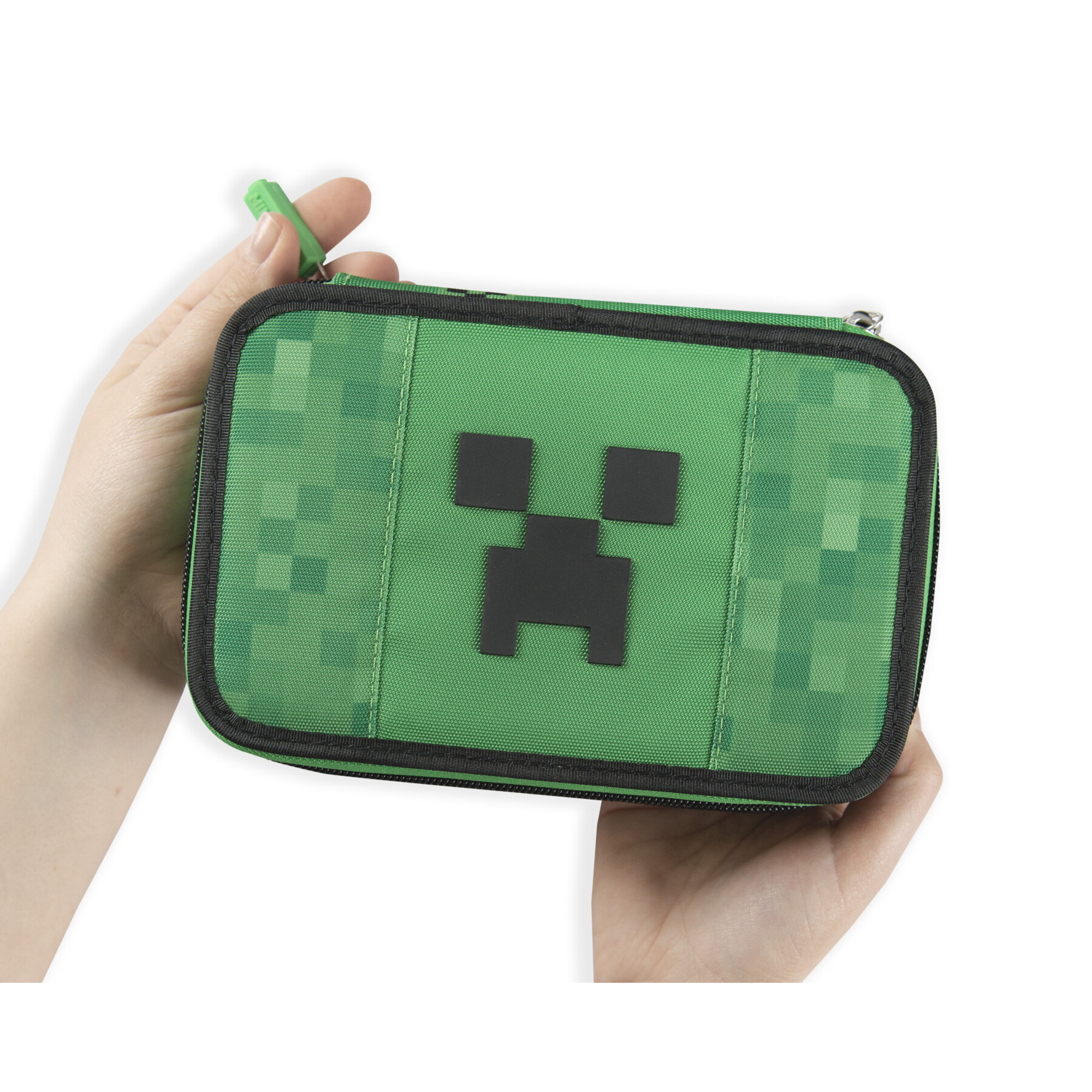 Astuccio corredo 3 zip con pixel minecraft - MINECRAFT