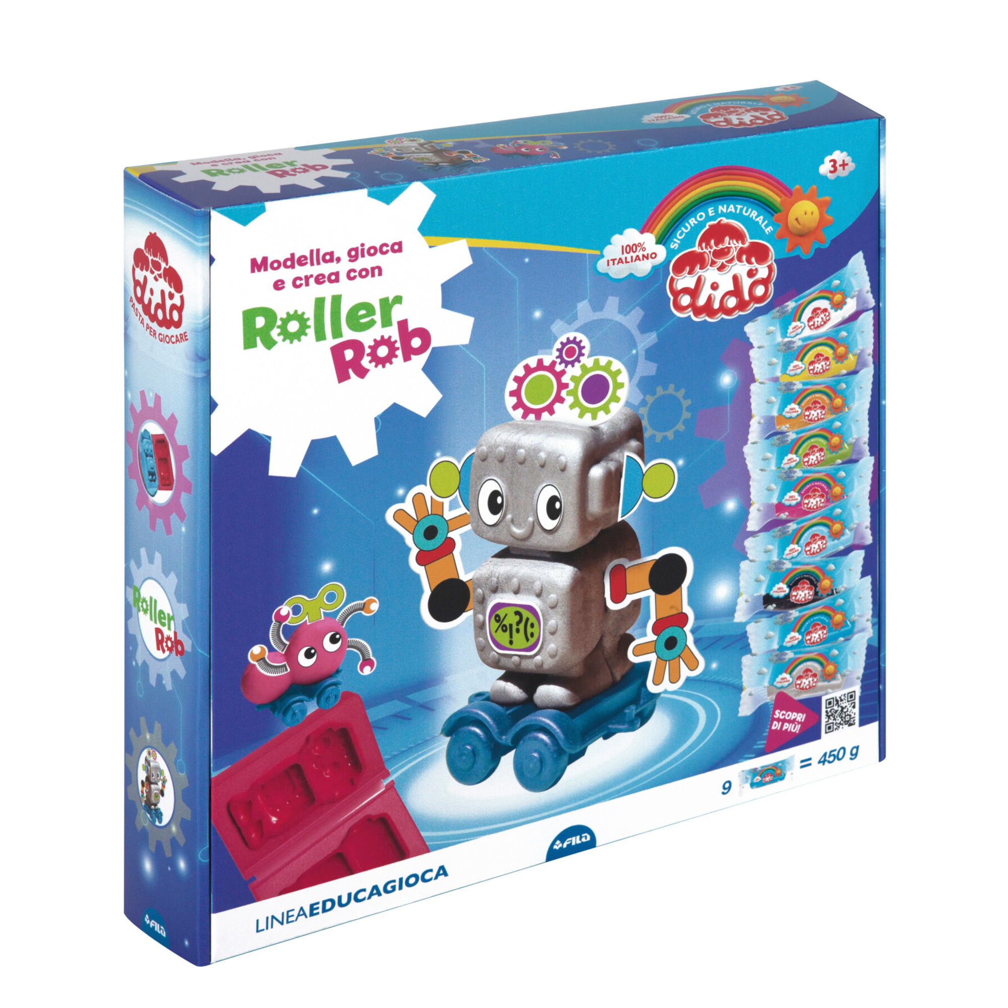 Didò modella. gioca e crea con rollerrob - set gioco creativo - DIDO'