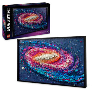 Lego art 31212 via lattea, kit modellismo per adulti, arte da parete con galassia da costruire, regalo creativo per lui o lei - LEGO Art, Lego