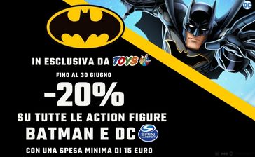 -20% su tutte le action figure Batman e DC