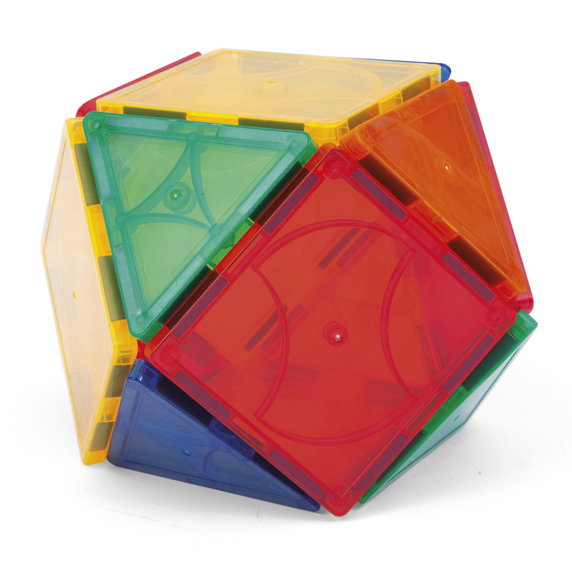 Costruzioni magnetiche per bambini - 52 piastrelle magnetiche - ZIG ZAG