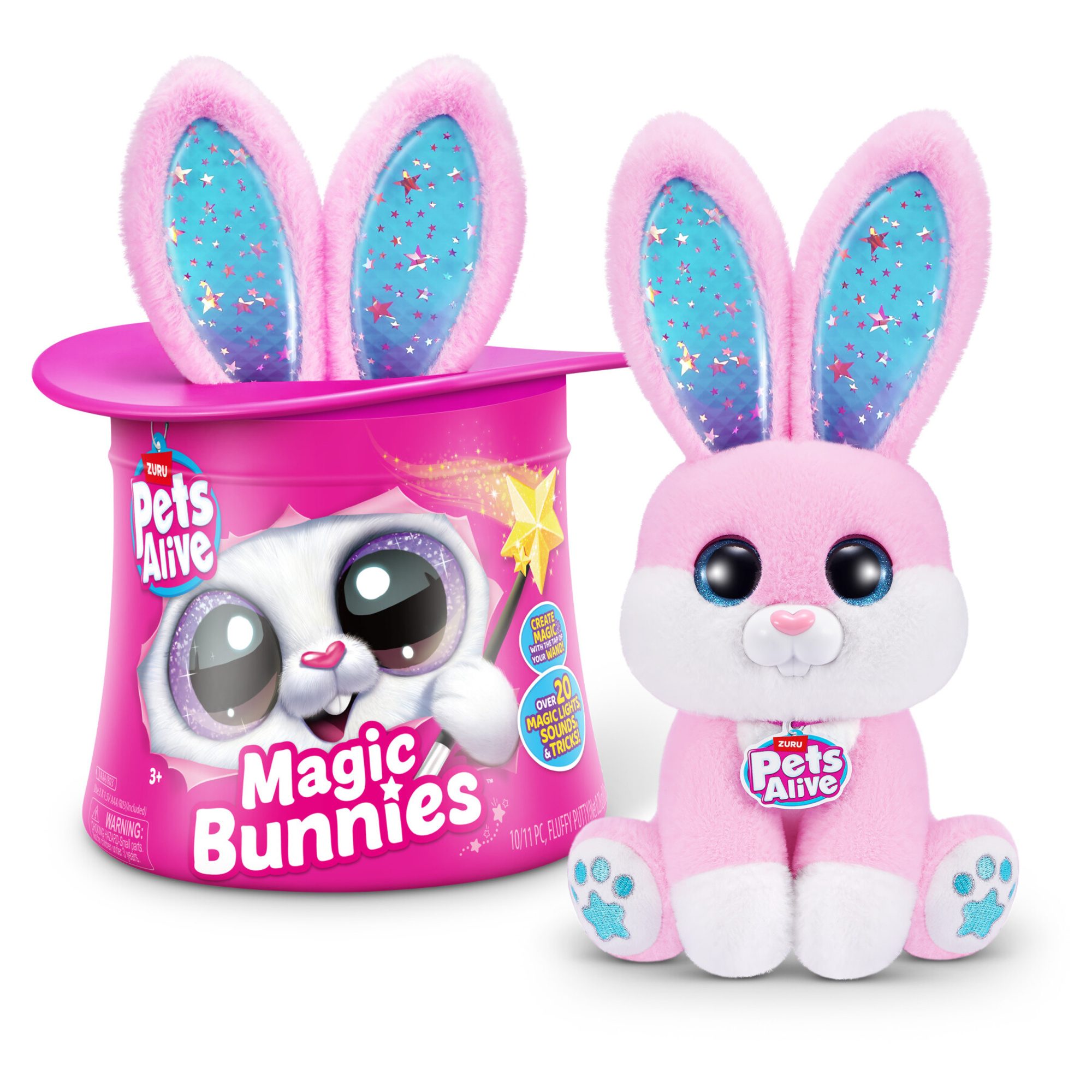 Pets alive magic bunnies di zuru - giocattolo magico interattivo a sorpresa - PETS ALIVE