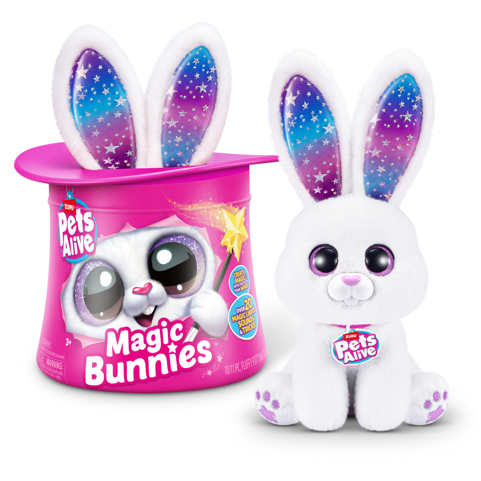 Pets alive magic bunnies di zuru - giocattolo magico interattivo a sorpresa - PETS ALIVE