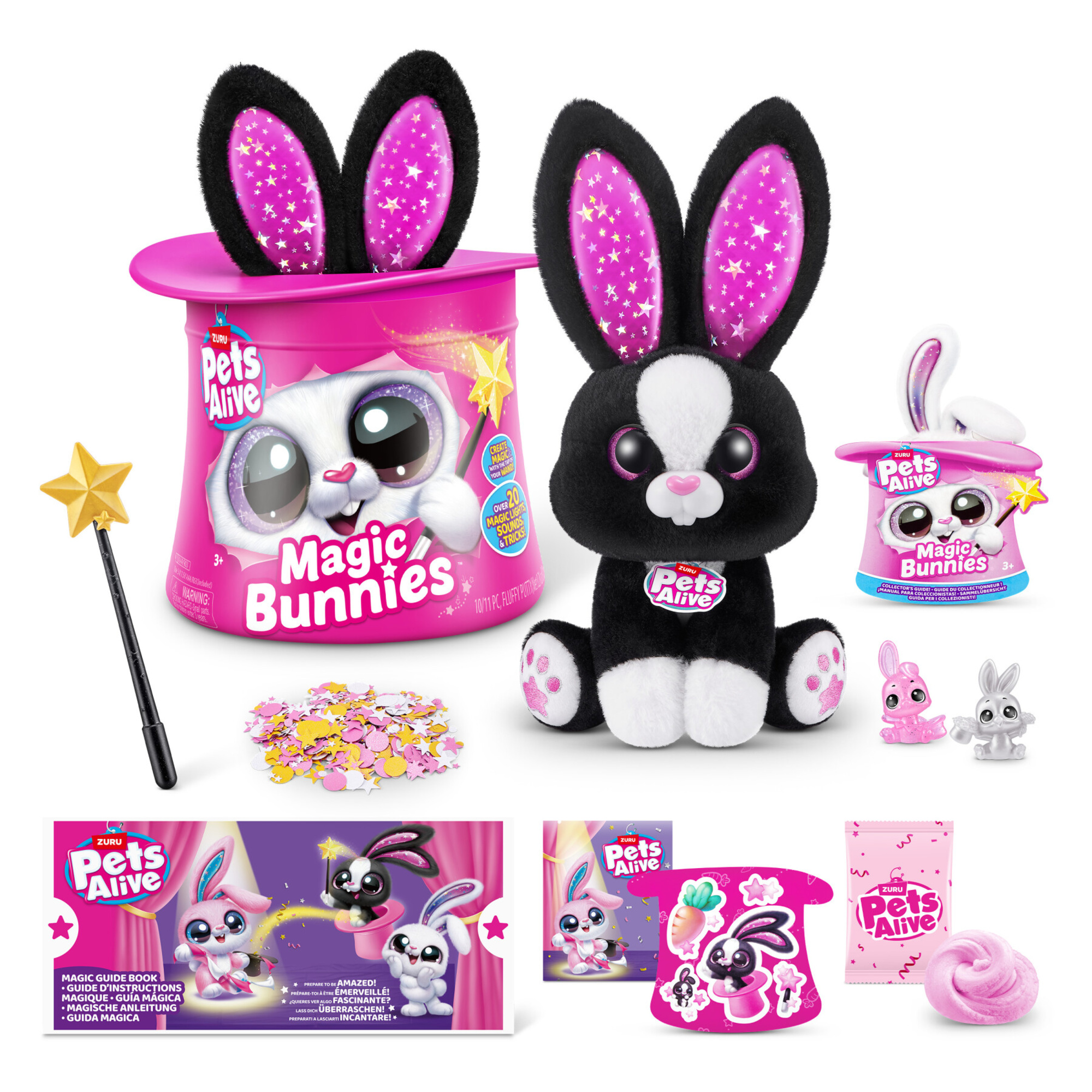 Pets alive magic bunnies di zuru - giocattolo magico interattivo a sorpresa - PETS ALIVE