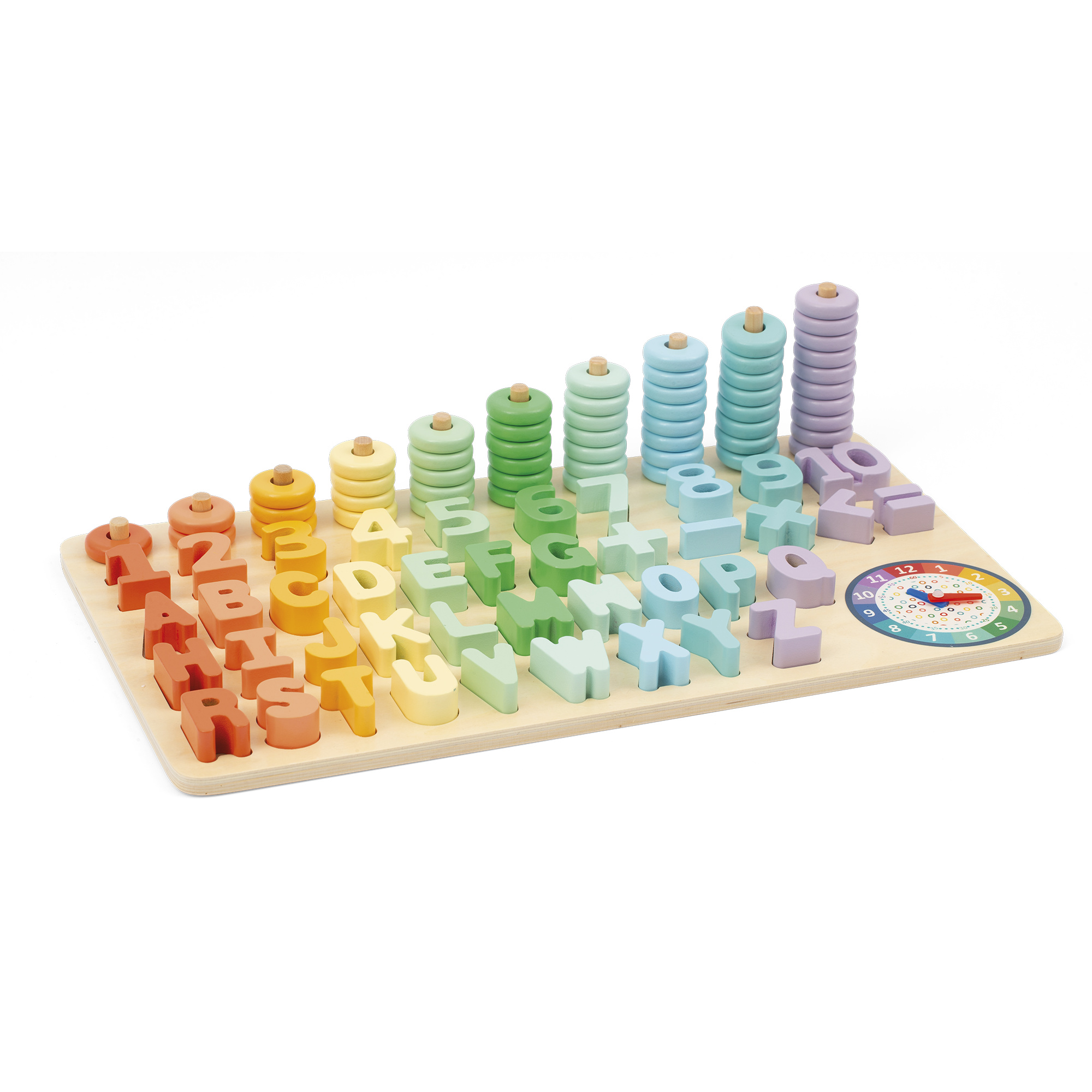 Puzzle educativo numeri e alfabeto - 18m+ - wood "n" play - WOOD N'PLAY