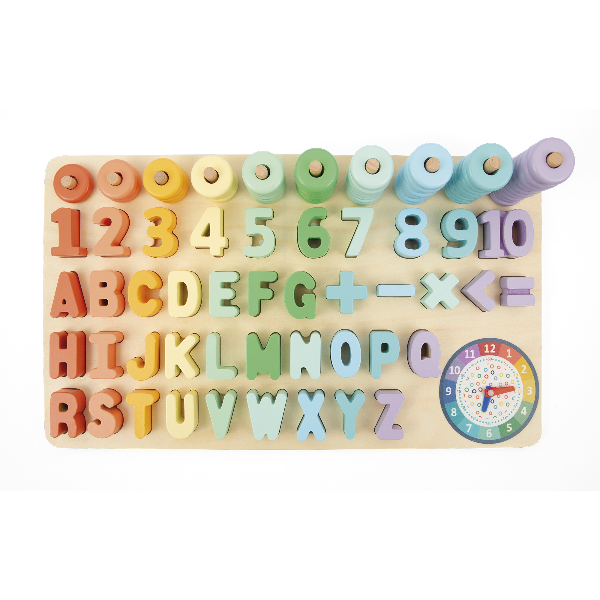 Puzzle educativo numeri e alfabeto - 18m+ - wood "n" play - WOOD N'PLAY