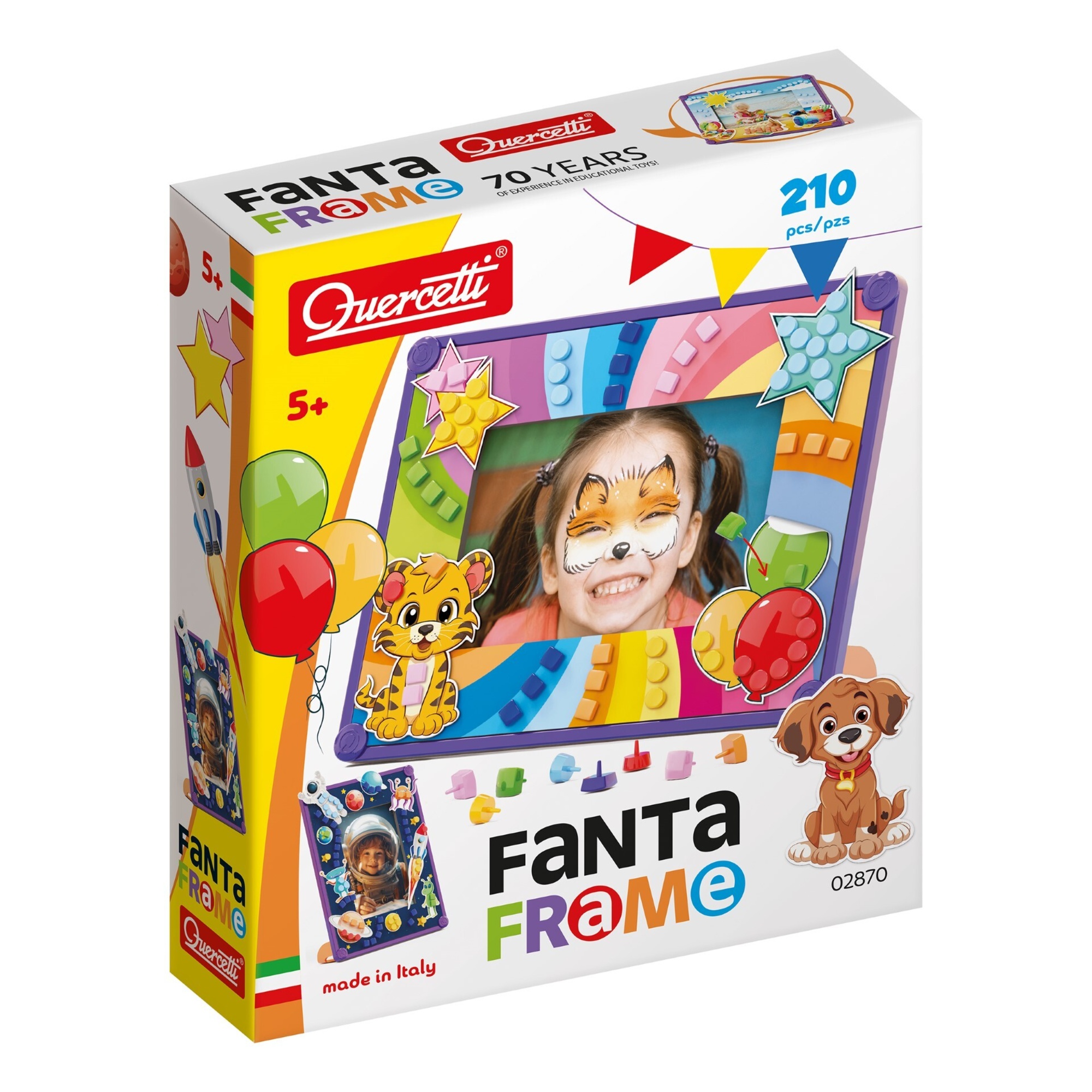 Fantaframe - crea la tua cornice, quercetti, da 5 anni - -- No Brand --