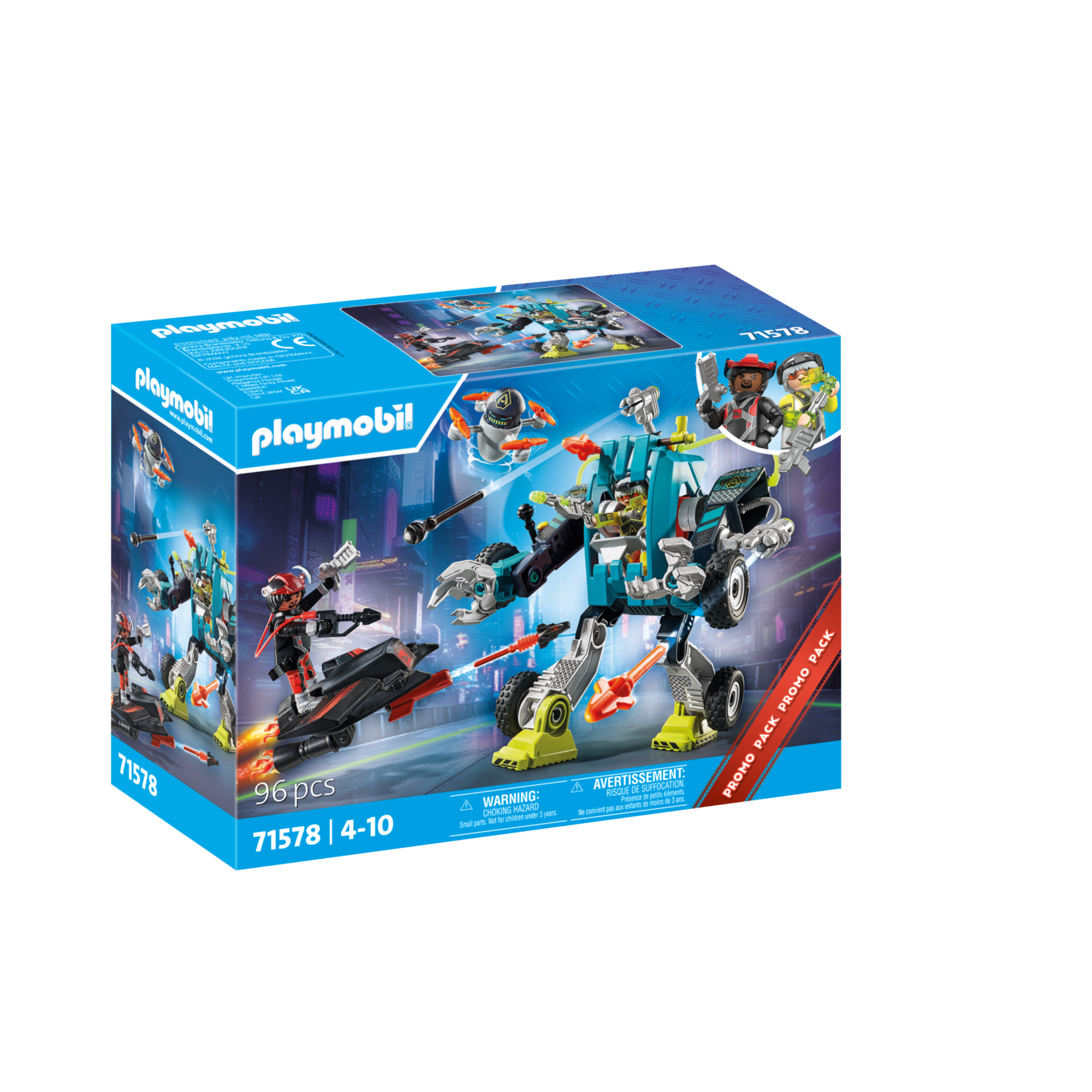 Playmobil promo pack 71578 battaglia robot vs drone - Playmobil