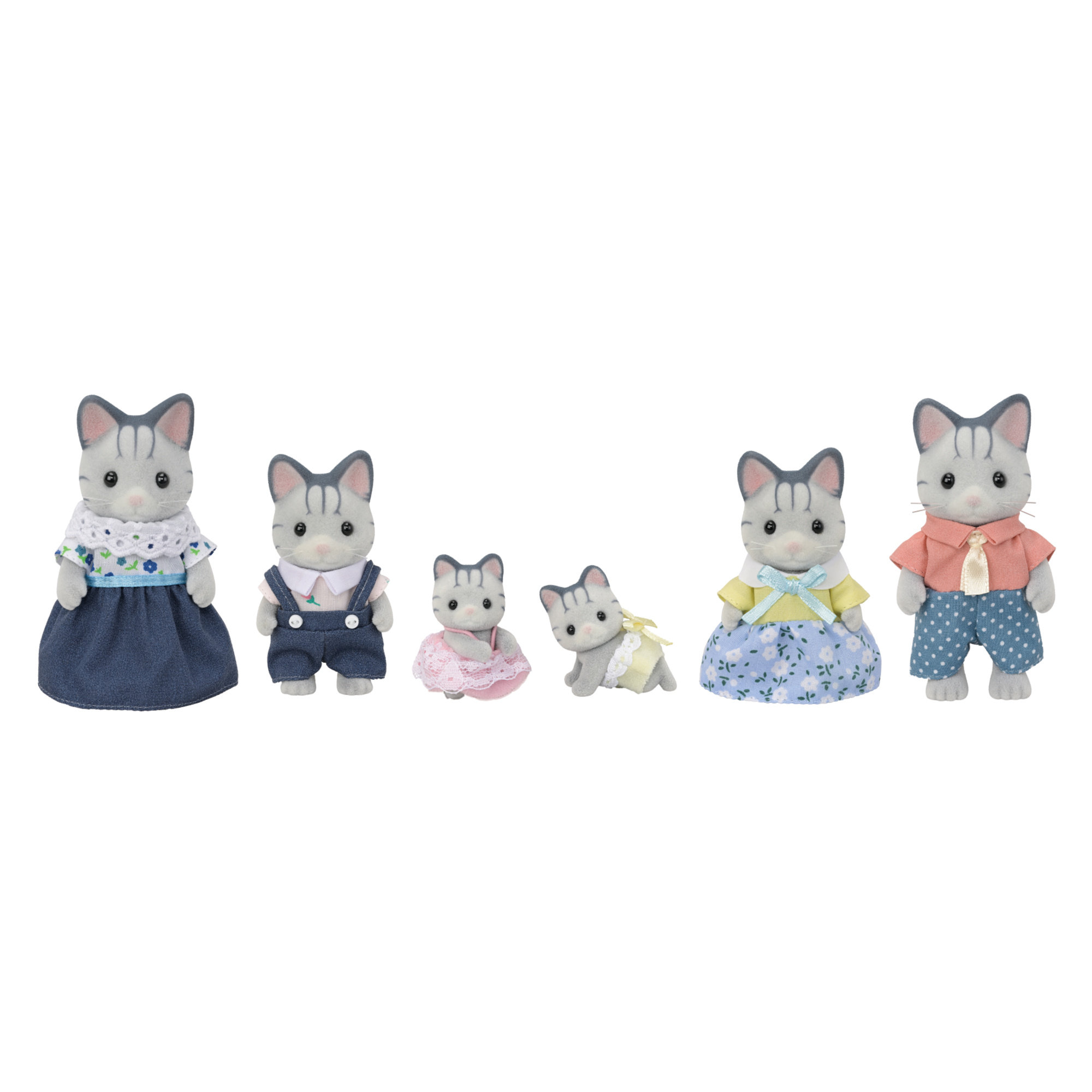 Sylvanian family - personaggi - famiglia gatto pescatore - SYLVANIAN FAMILY