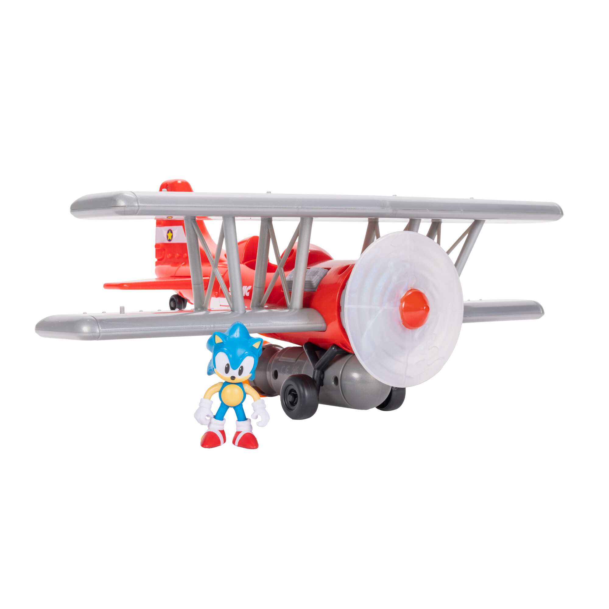 Sonic playset biplano tornado con personaggio incluso - Sonic