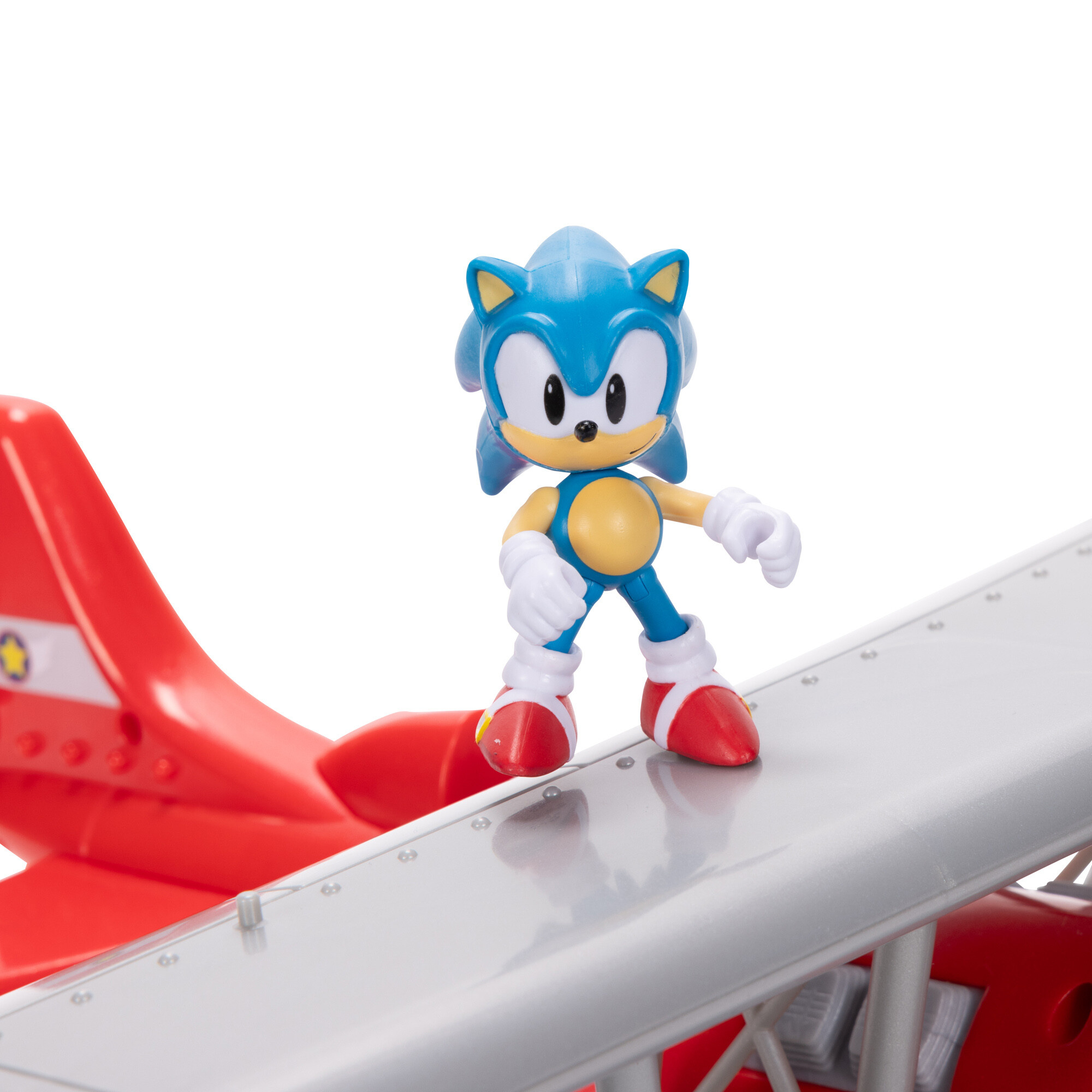 Sonic playset biplano tornado con personaggio incluso - Sonic