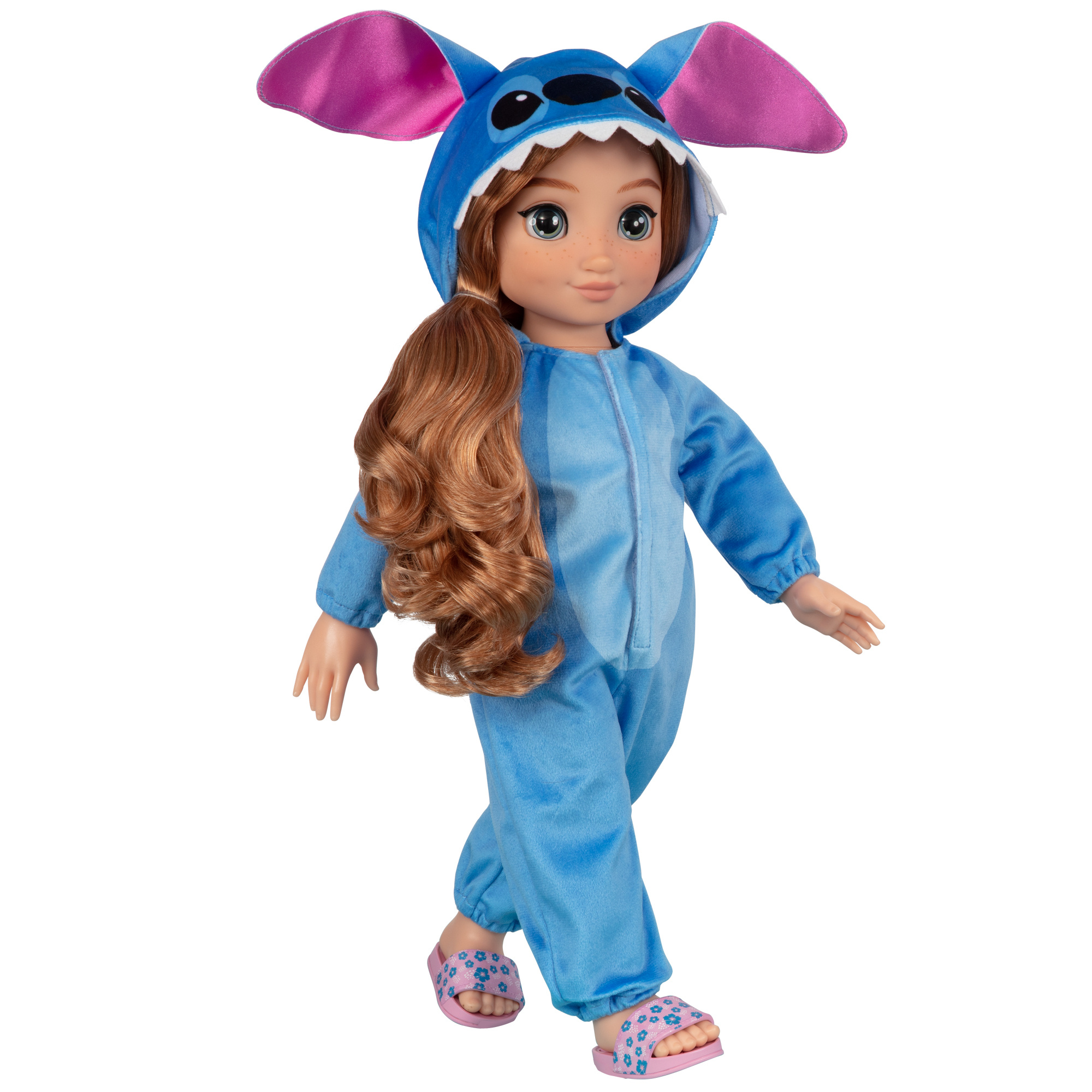 Disney ily 4ever bambola da 45 cm con capelli rossi che indossa il tenerissimo pigiama di stitch! - 