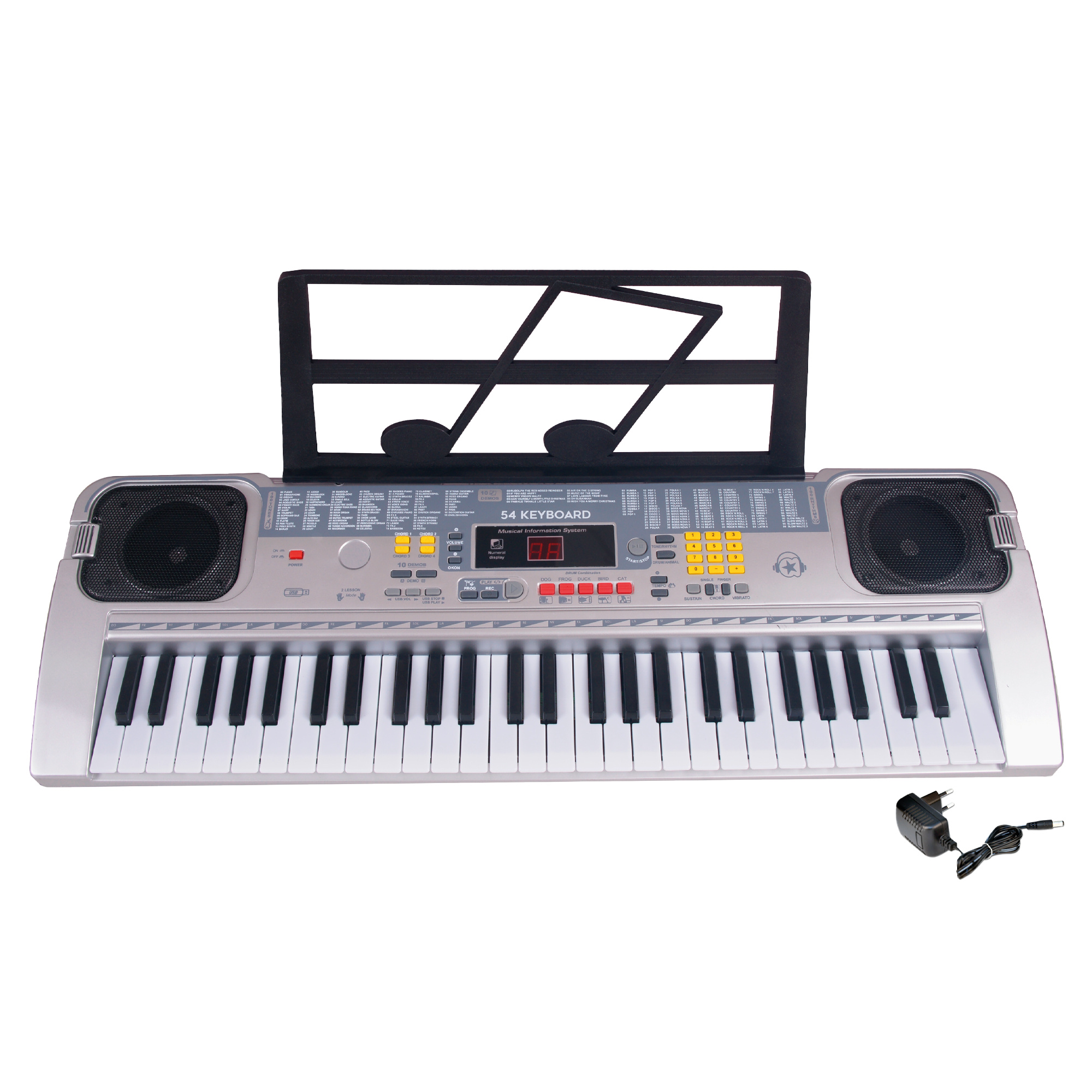 Tastiera musicale per bambini - music star -  54 tasti e infinite possibilità di creazione musicale! - MUSICSTAR