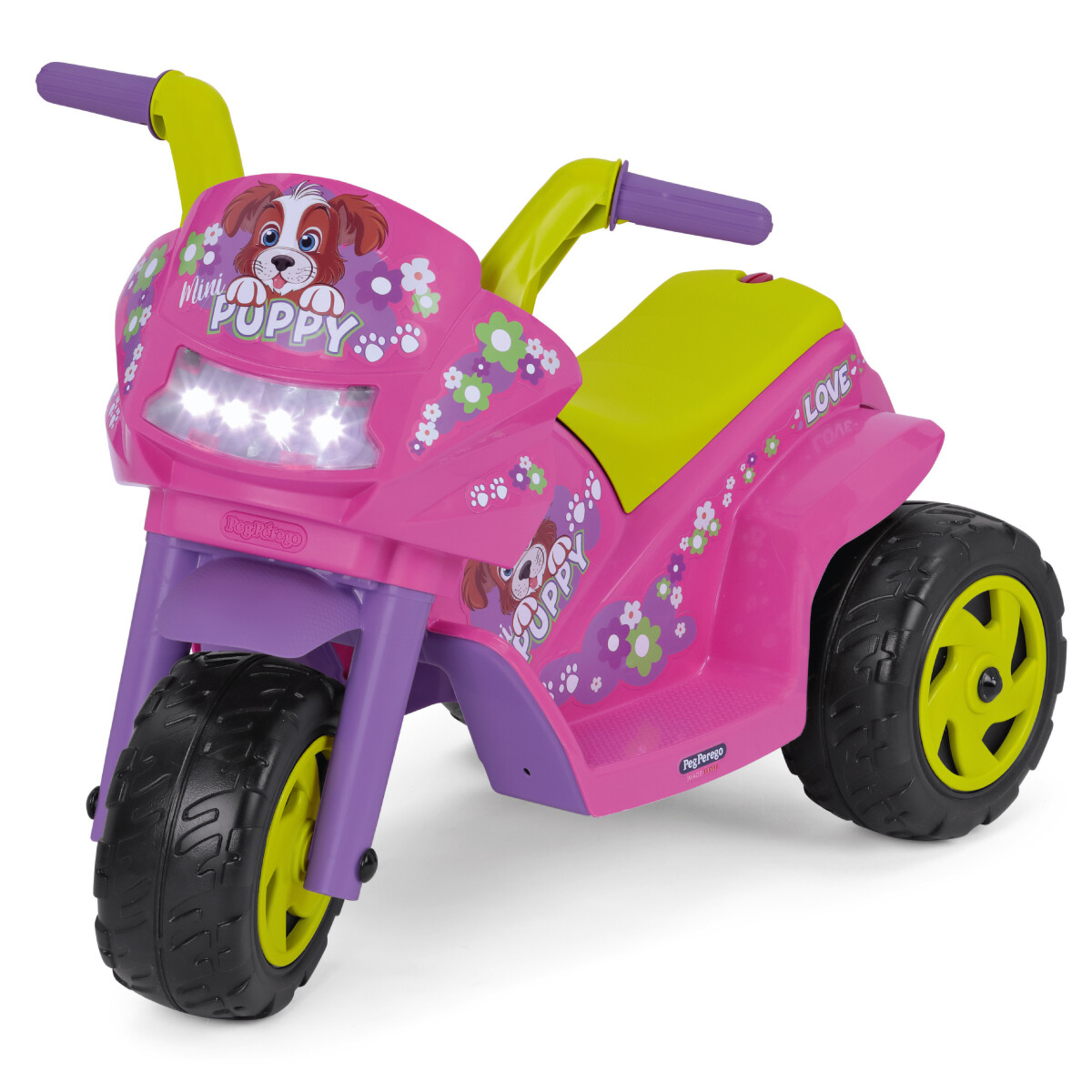 Mini puppy - peg perego - moto elettrica a batteria ricaricabile da 6v - 