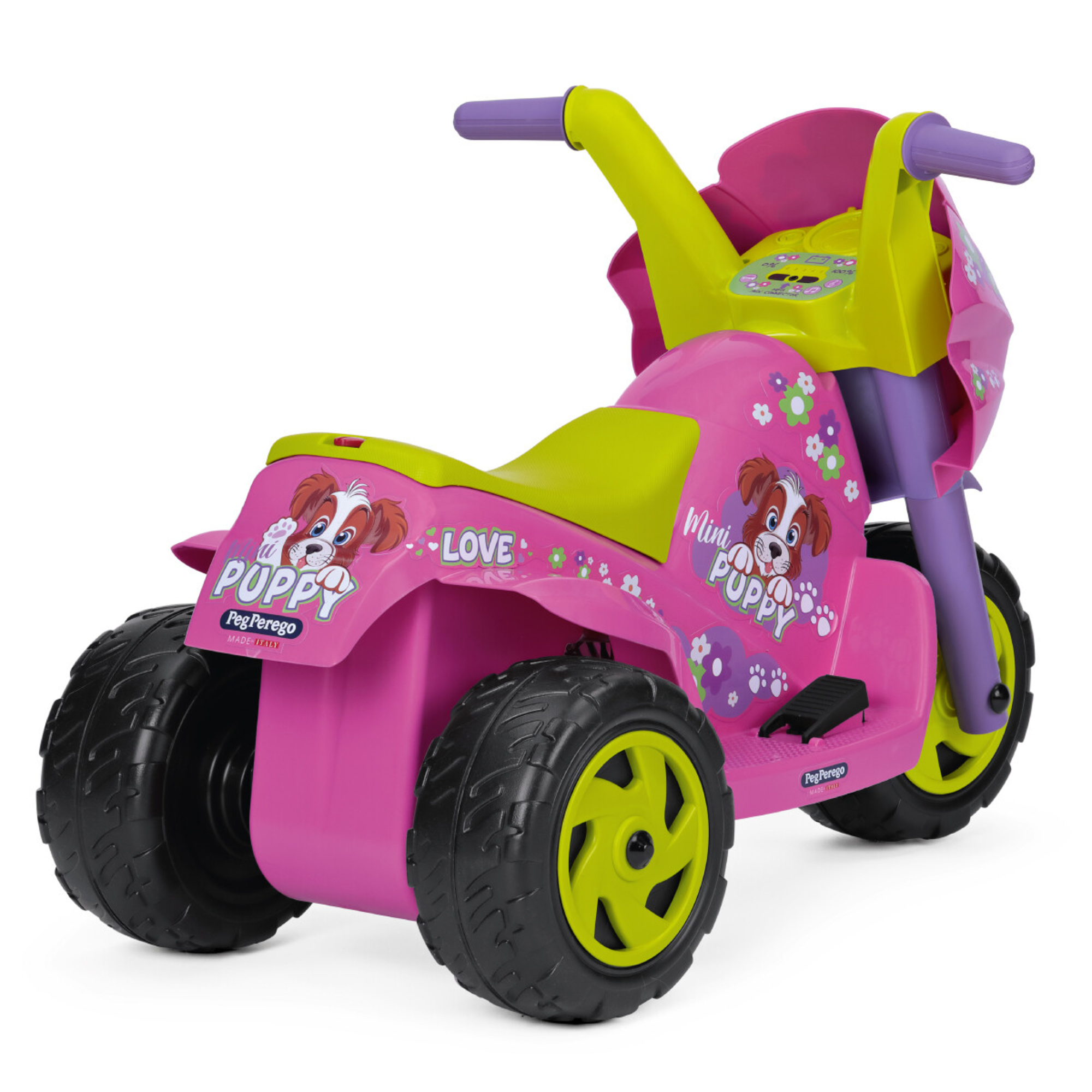 Mini puppy - peg perego - moto elettrica a batteria ricaricabile da 6v - 