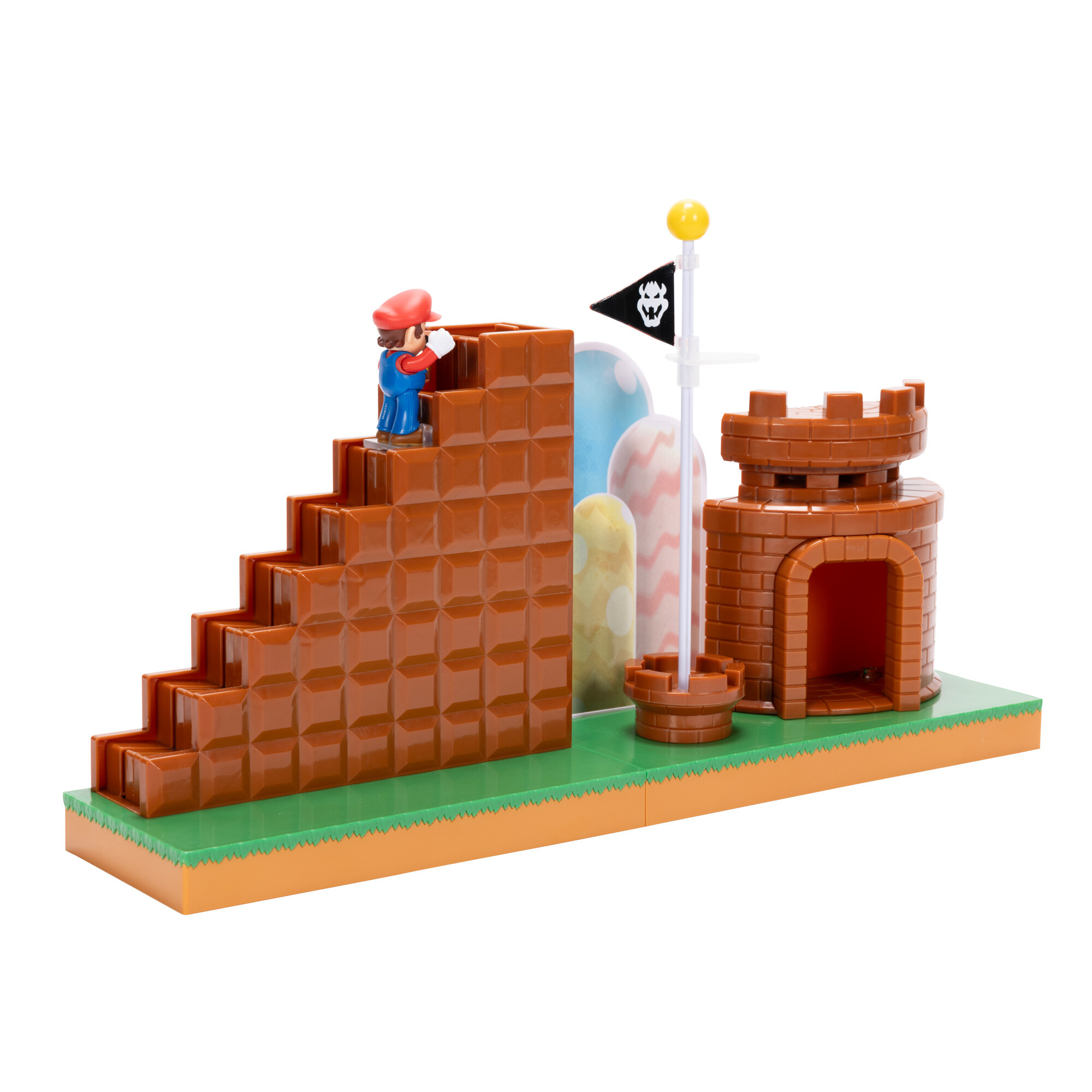 Nintendo sper mario playset interattivo percorso completato con personaggio da 6 cm incluso! - SUPER MARIO BROTHERS