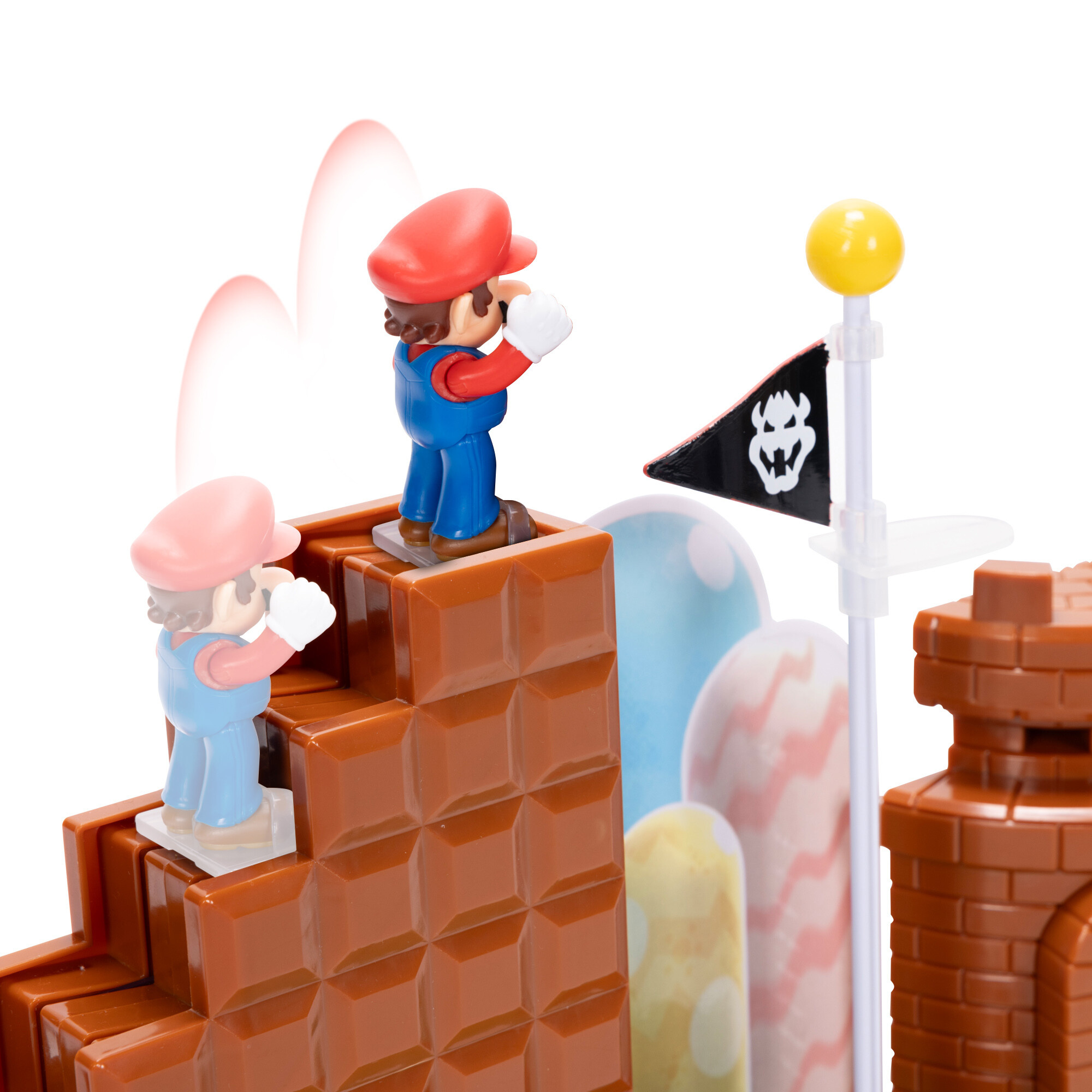 Nintendo sper mario playset interattivo percorso completato con personaggio da 6 cm incluso! - SUPER MARIO BROTHERS