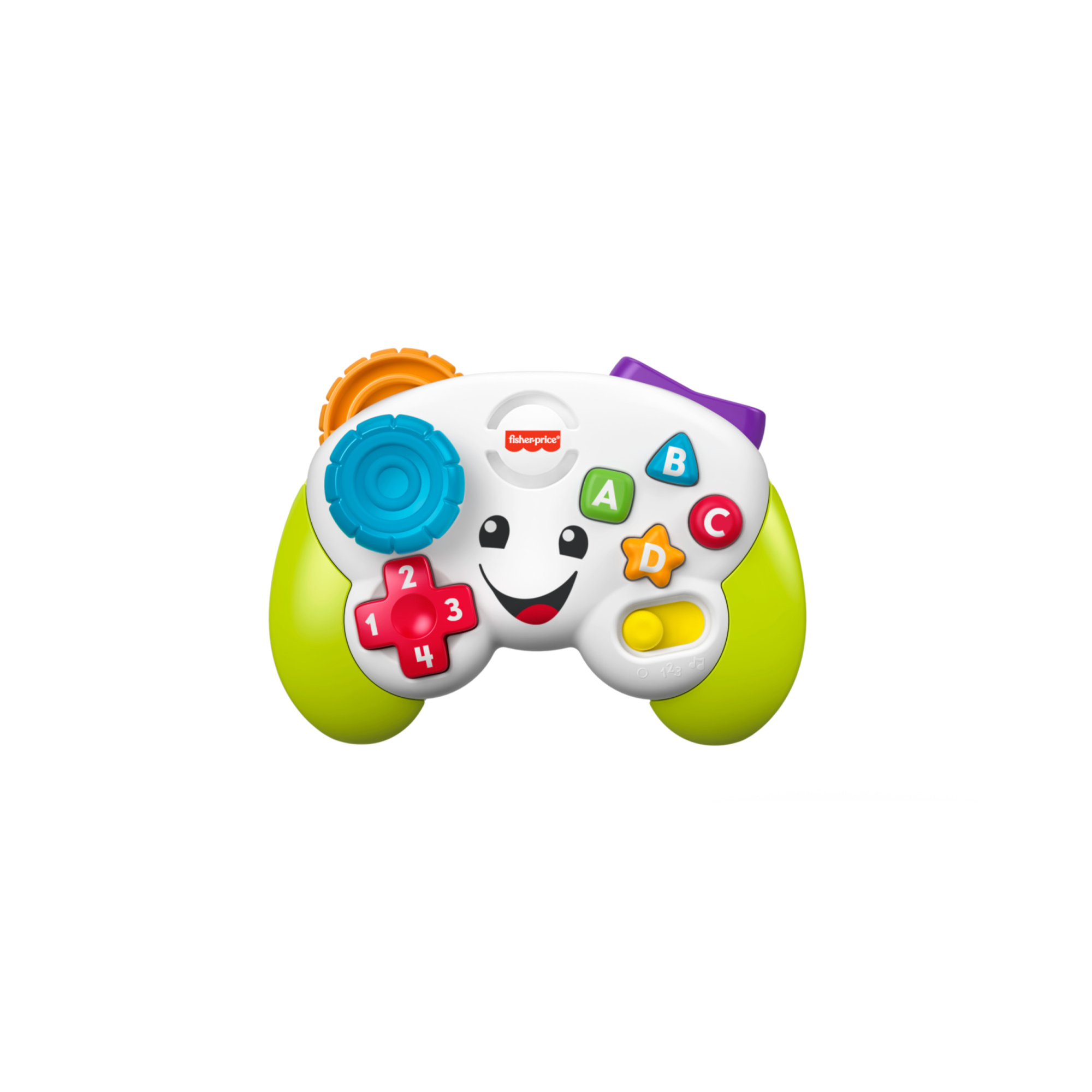 Fisher-price - controller gioca & impara, con due modalità "videogioco" e tanti pulsanti con luci e suoni - 