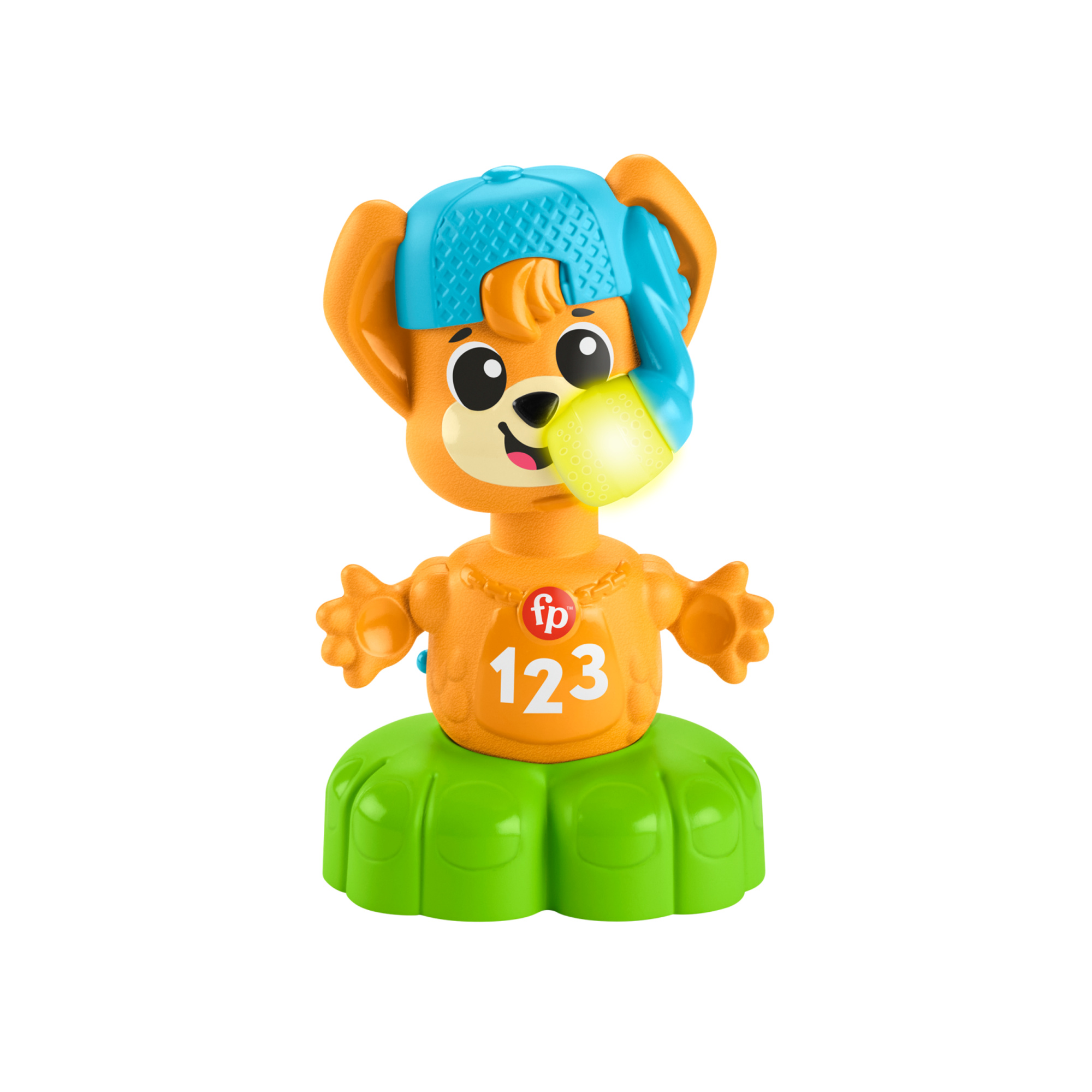 Fisher- price animal band - rino il volpino impariamo gli opposti, volpe interattiva per l'apprendimento con luci, canzoni e suoni - 