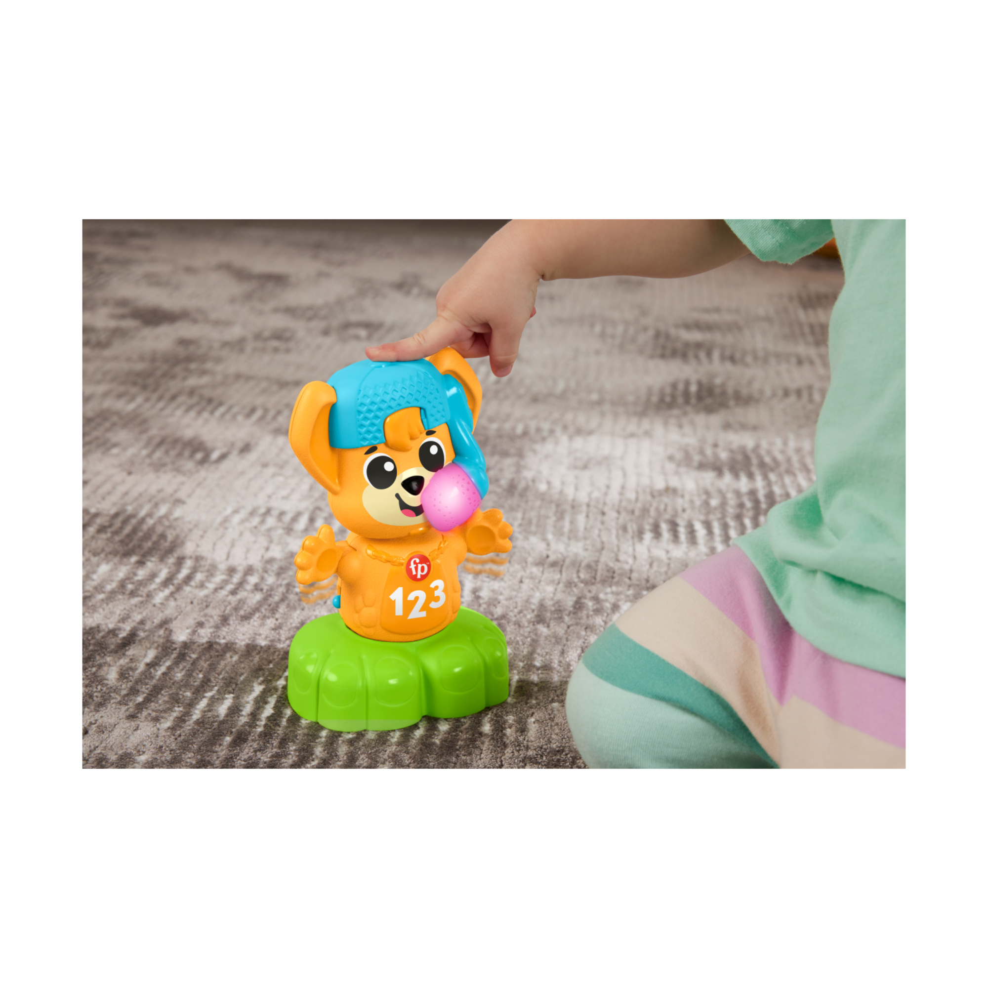 Fisher- price animal band - rino il volpino impariamo gli opposti, volpe interattiva per l'apprendimento con luci, canzoni e suoni - 