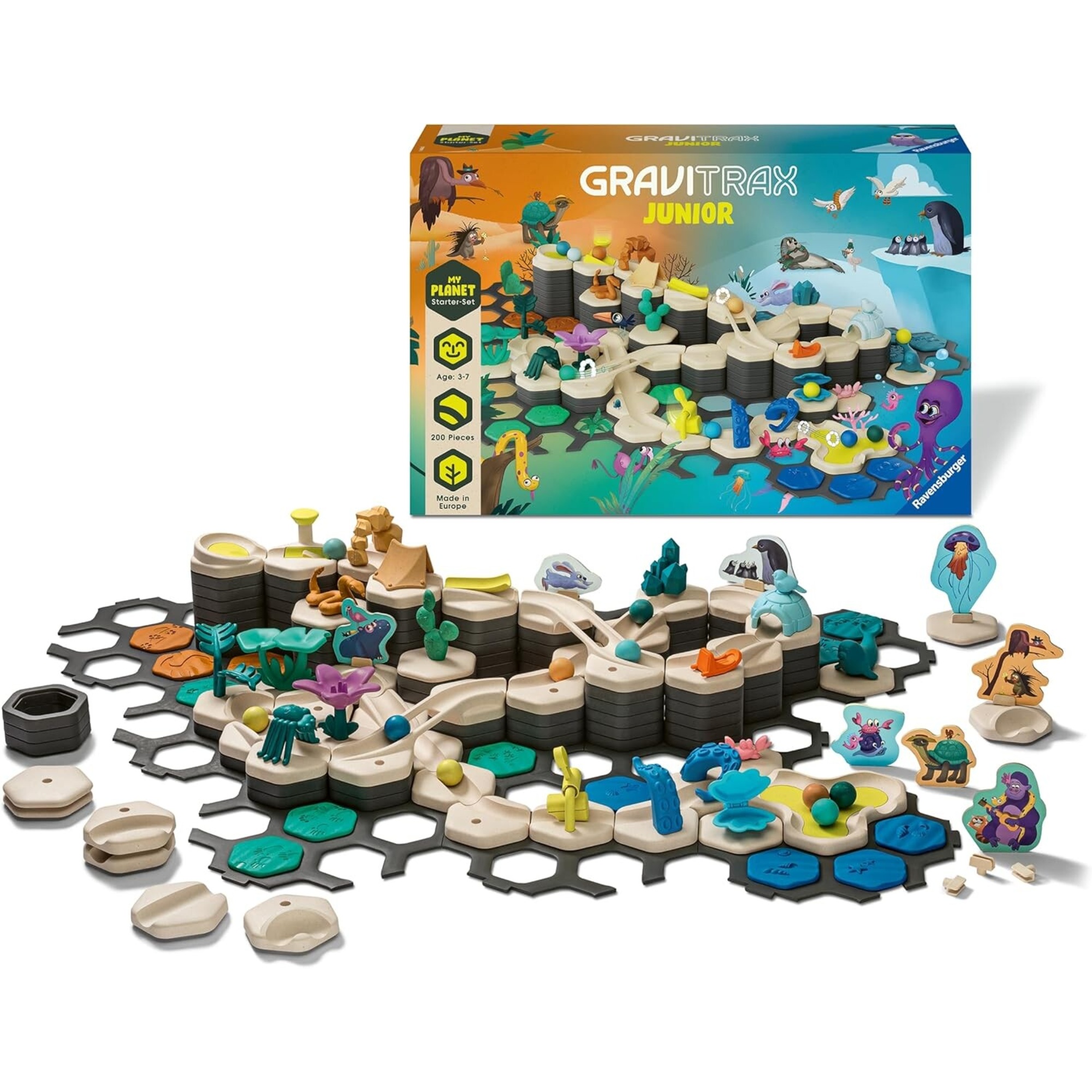 Ravensburger gravitrax junior xxl: pista di biglie stem innovativa, gioco educativo per bambini dai 3 anni, ottima idea regalo di natale - GRAVITRAX