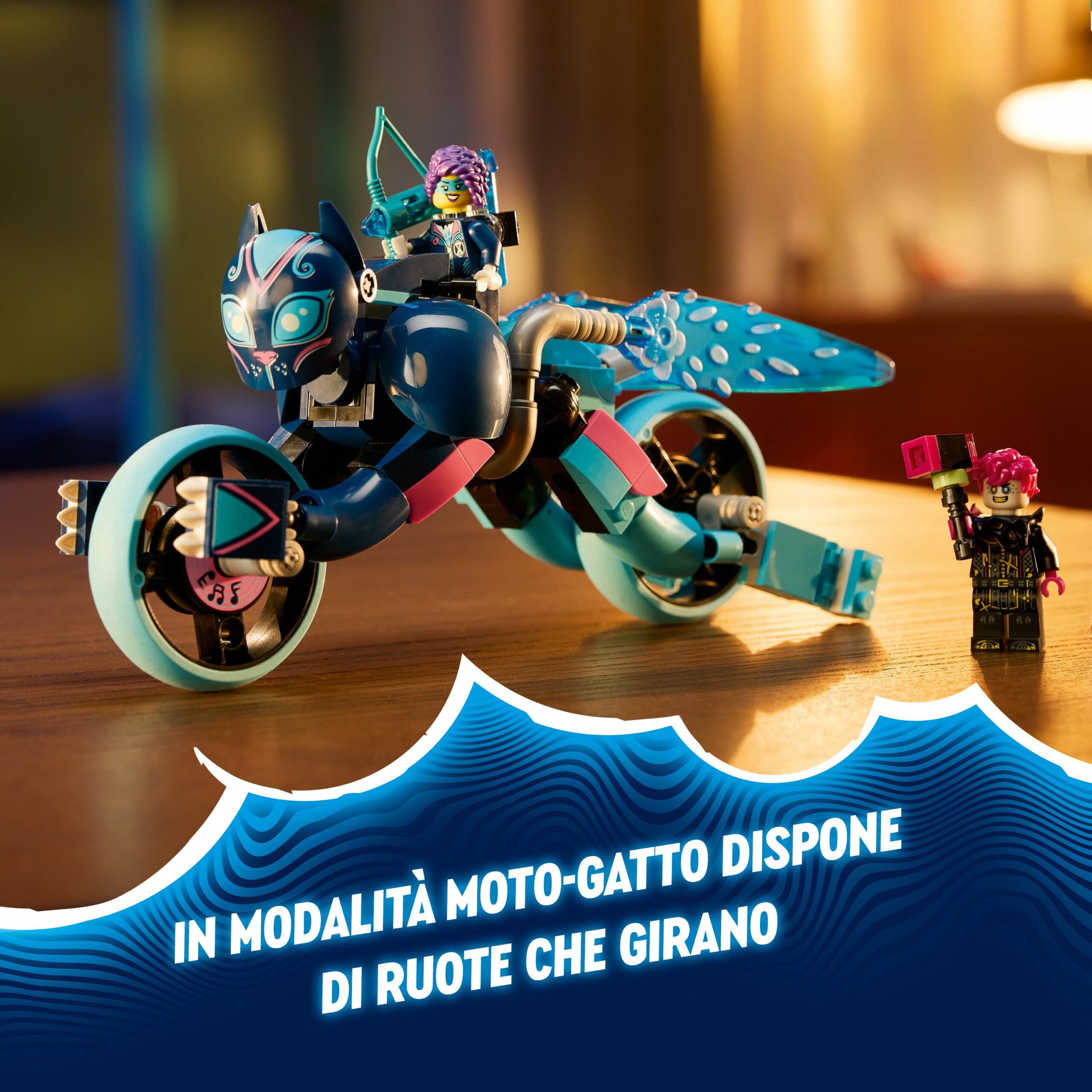 Lego dreamzzz 71479 la moto-gatto di zoey, veicolo giocattolo da costruire in 2 modi, giochi per bambini 7+, regalo creativo - Lego, LEGO DREAMZZZ