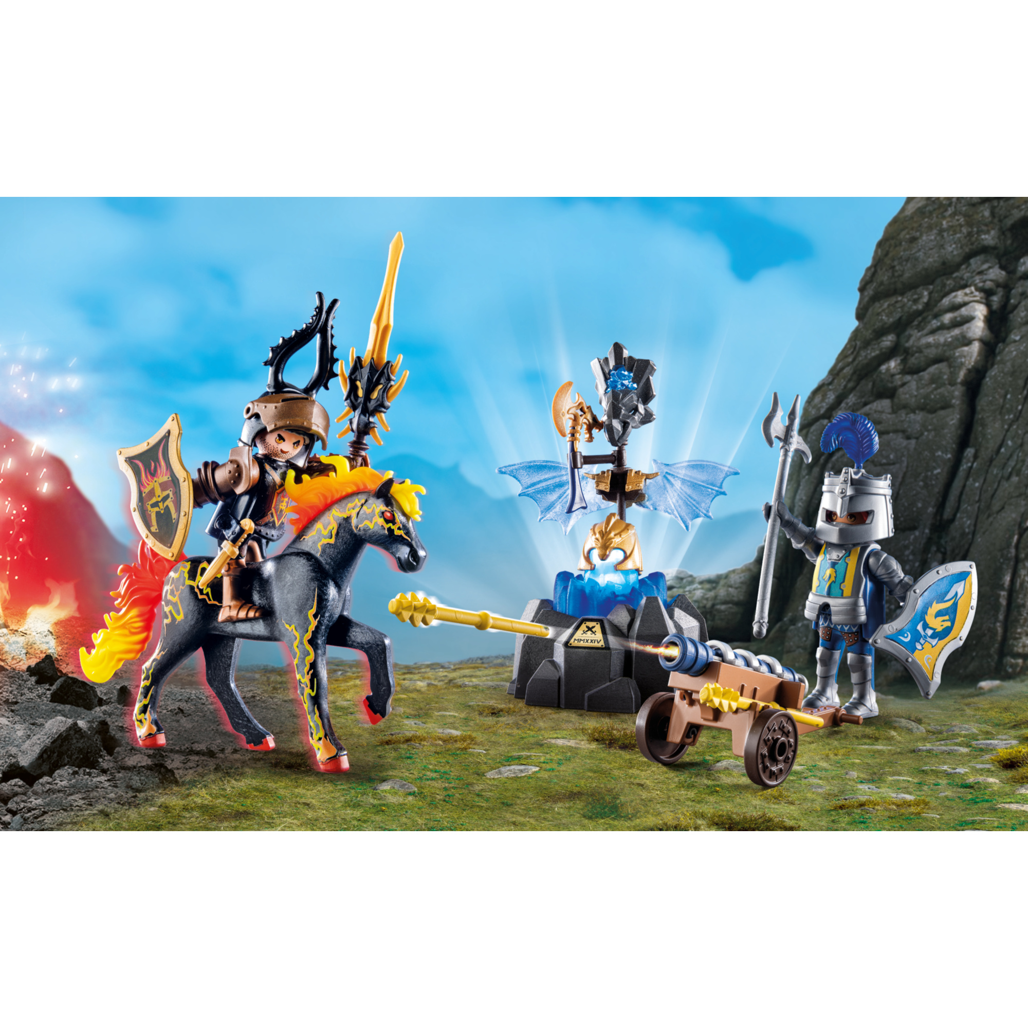 Playmobil novelmore battaglia per l'armatura - gioco per bambini 4 in su - Playmobil