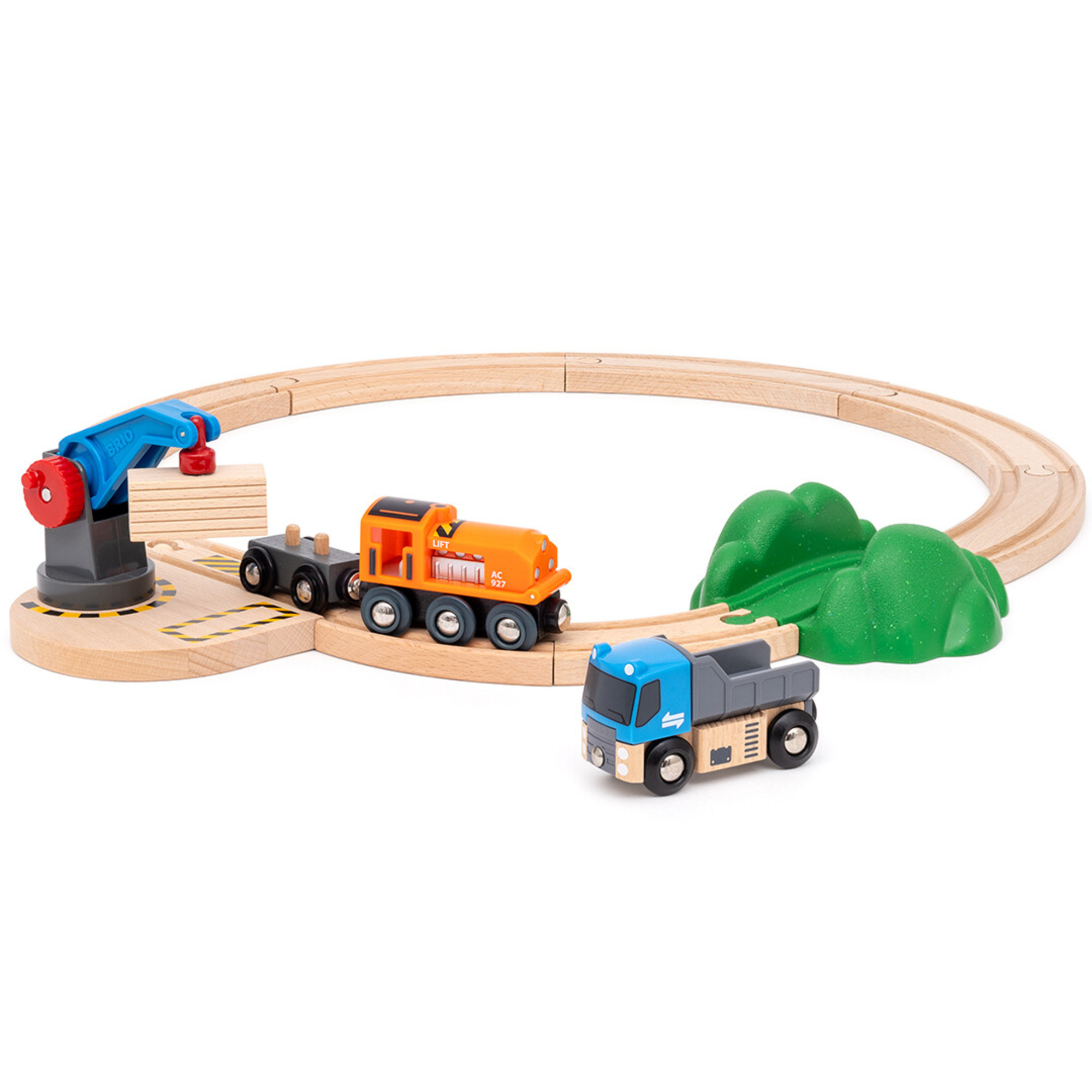 Brio world – starter set 36028 solleva & carica | set di trenini giocattolo per bambini dai 3 anni in su - BRIO