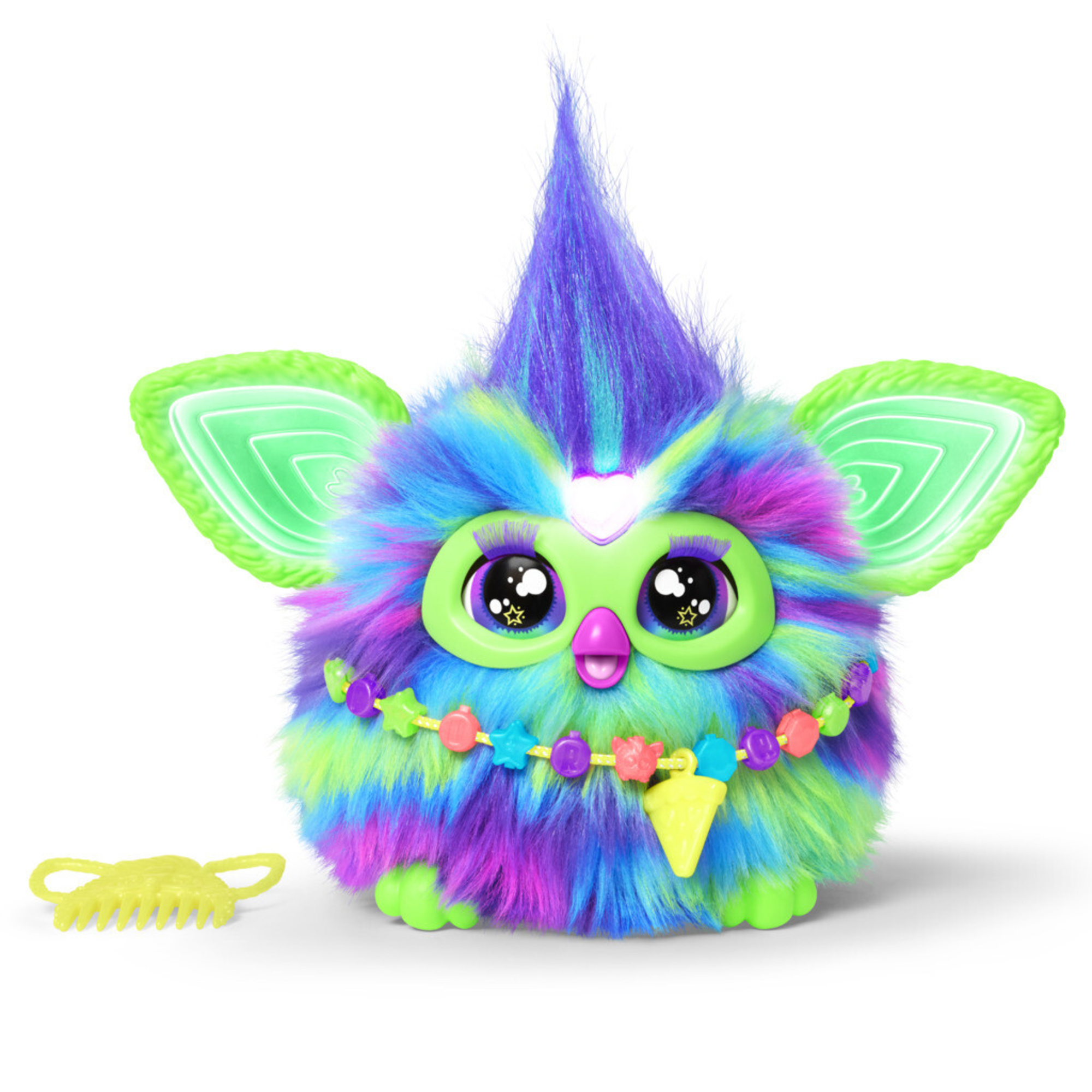 Furby aurora furborealis, si illumina al buio, giocattolo di peluche interattivo - FURBY