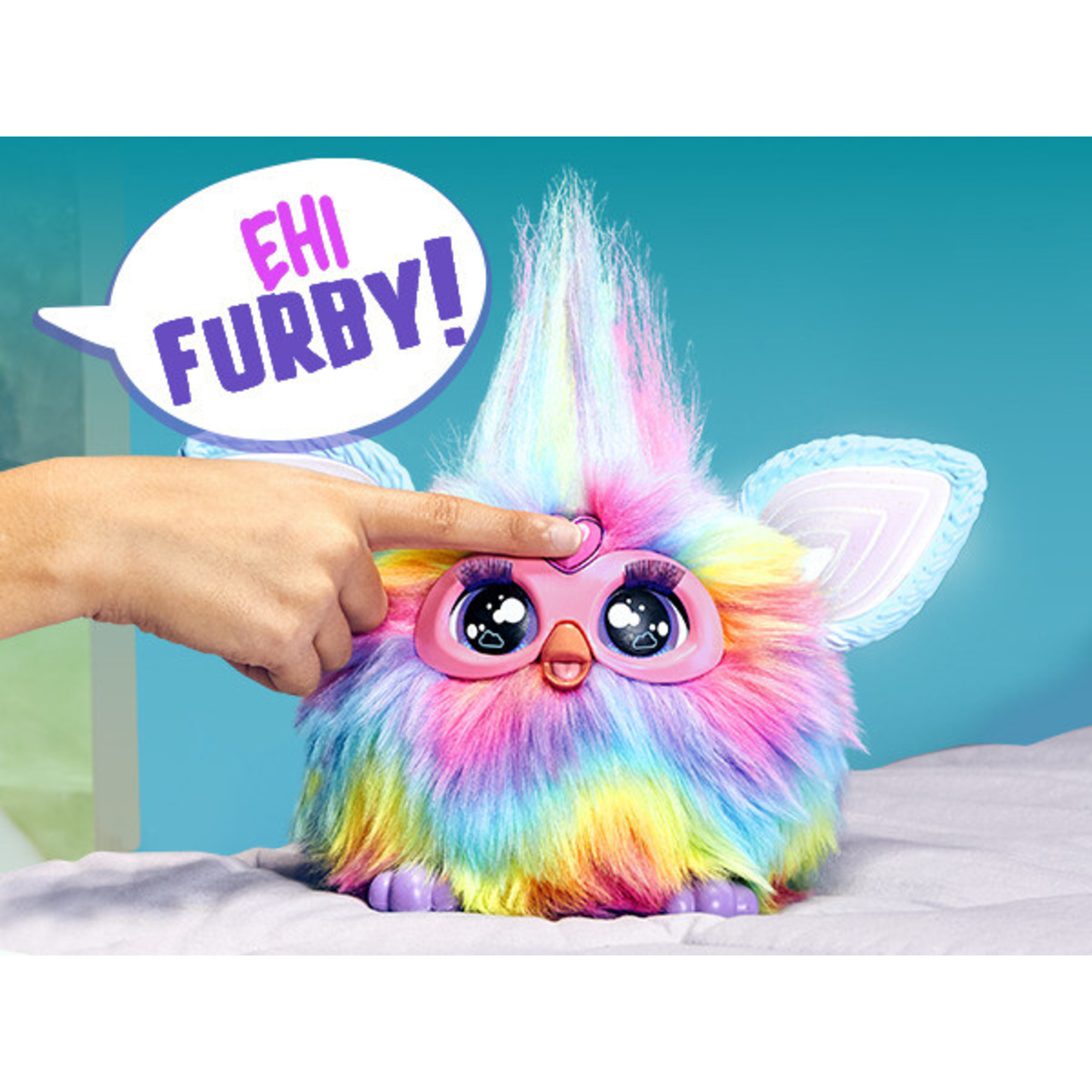 Furby arcobaleno, giocattolo di peluche interattivo - FURBY