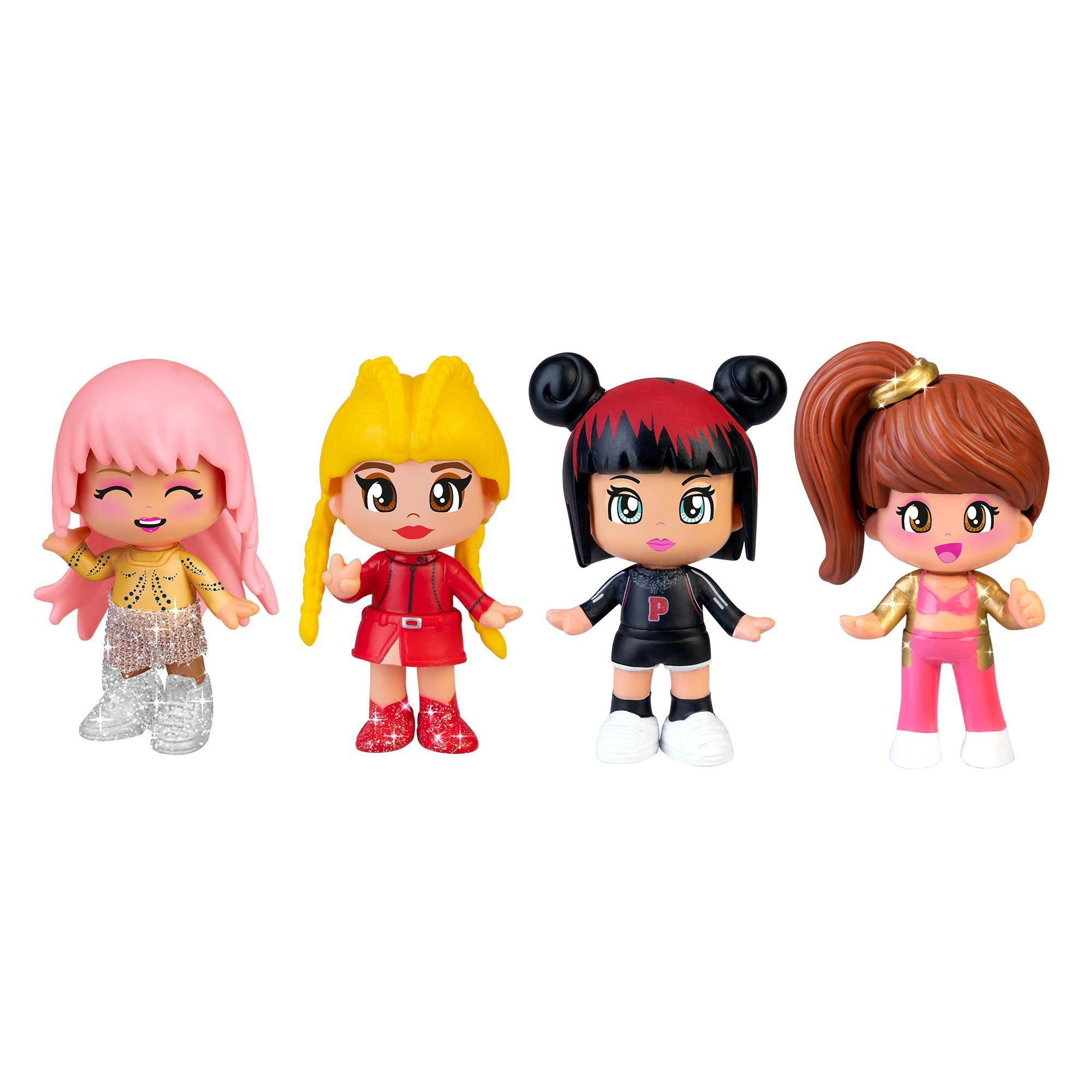 Pinypon super star, contenitore con 4 personaggi pinypon esclusivi, per bambine/i dai 4 anni - PINYPON