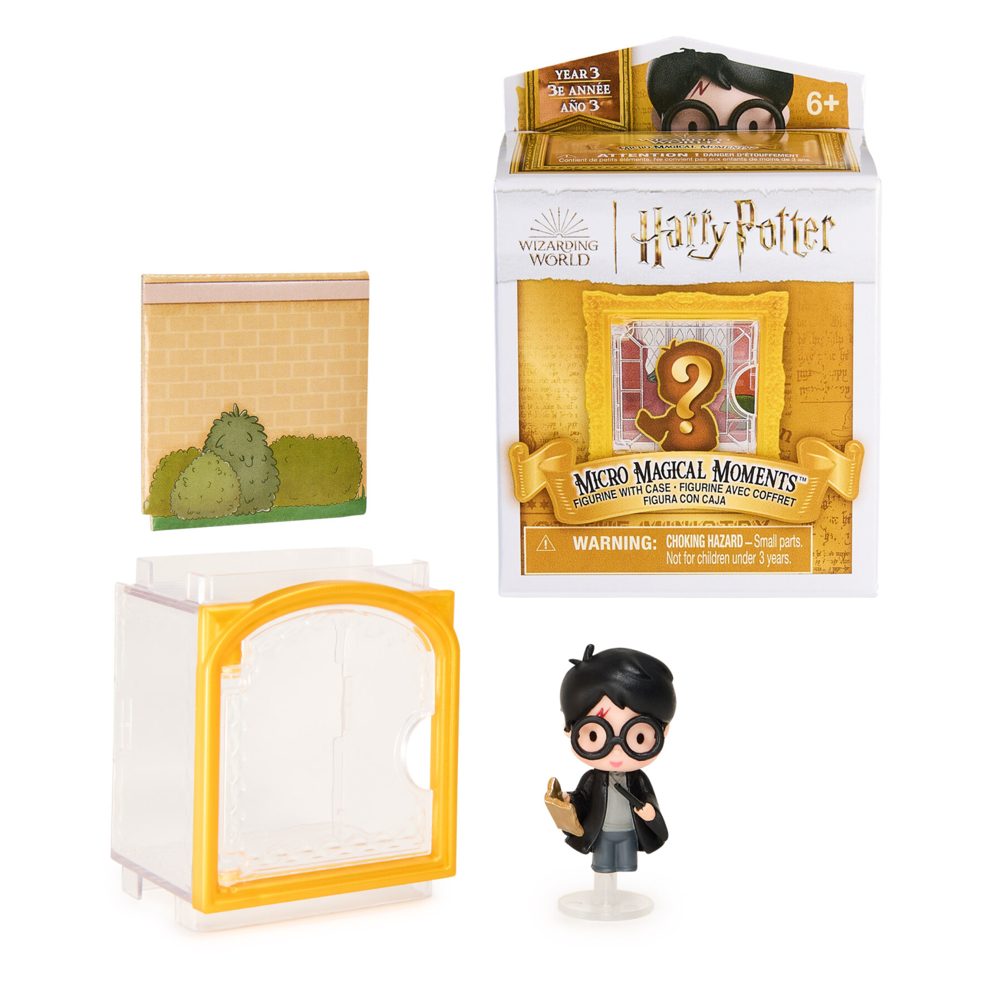 Miniature di personaggi magic harry potter -  hagrid, dissennatore, lupin o piton – confezione con base e teca - Harry Potter