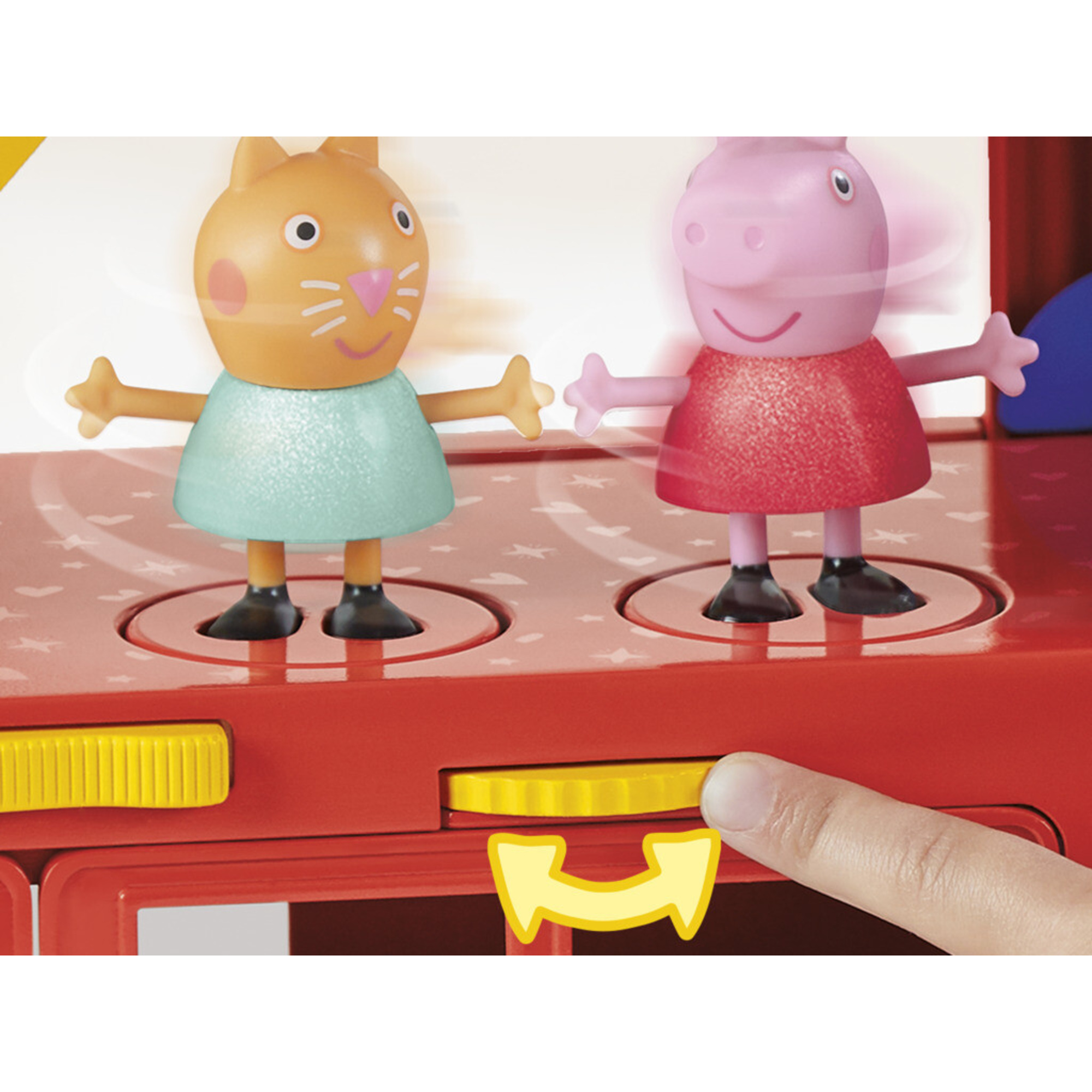 Peppa pig - 2 in 1 party bus, playset con bus di peppa pig 2 in 1 - PEPPA PIG