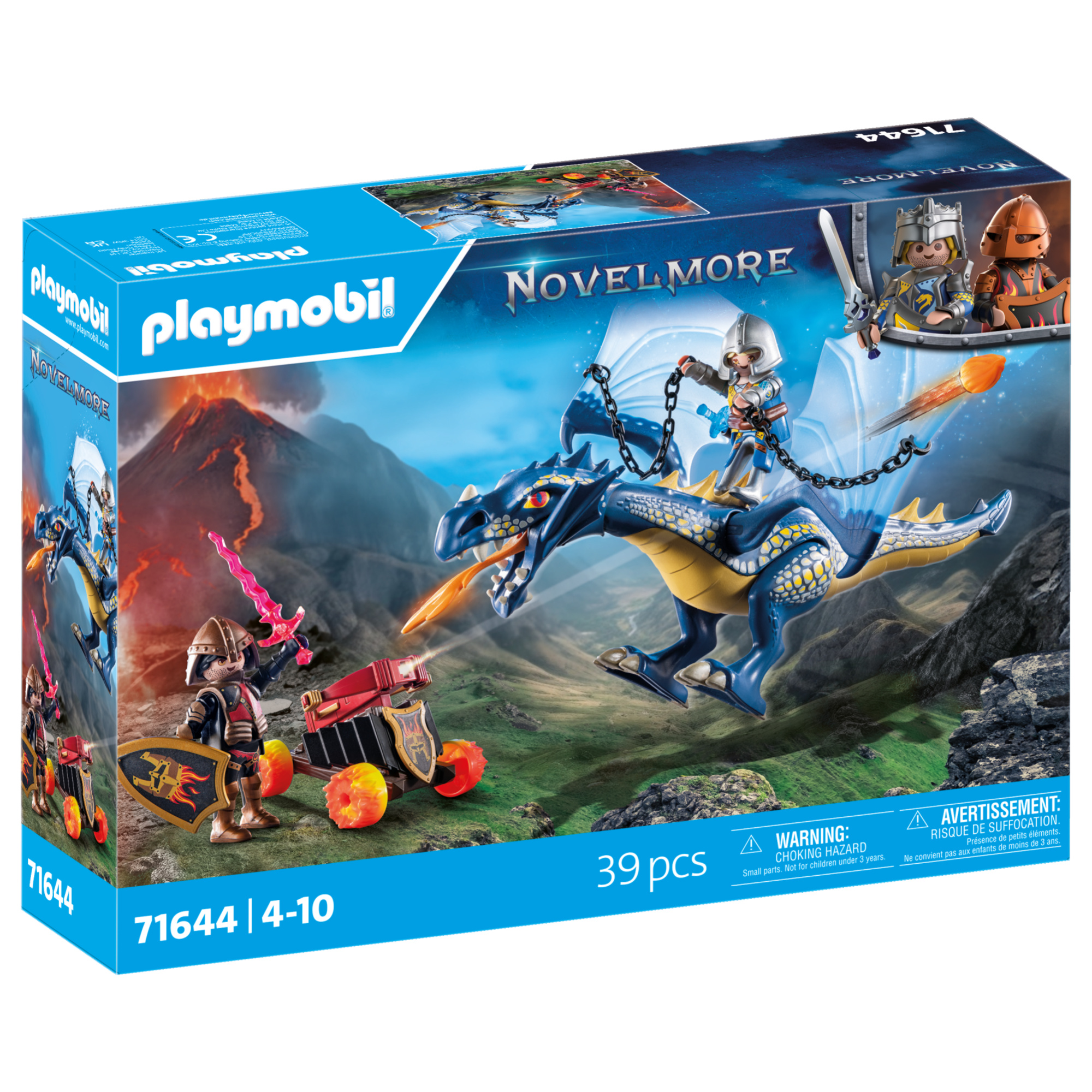 Playmobil novelmore combattimento con drago - giocattolo per bambini dai 4 anni - Playmobil