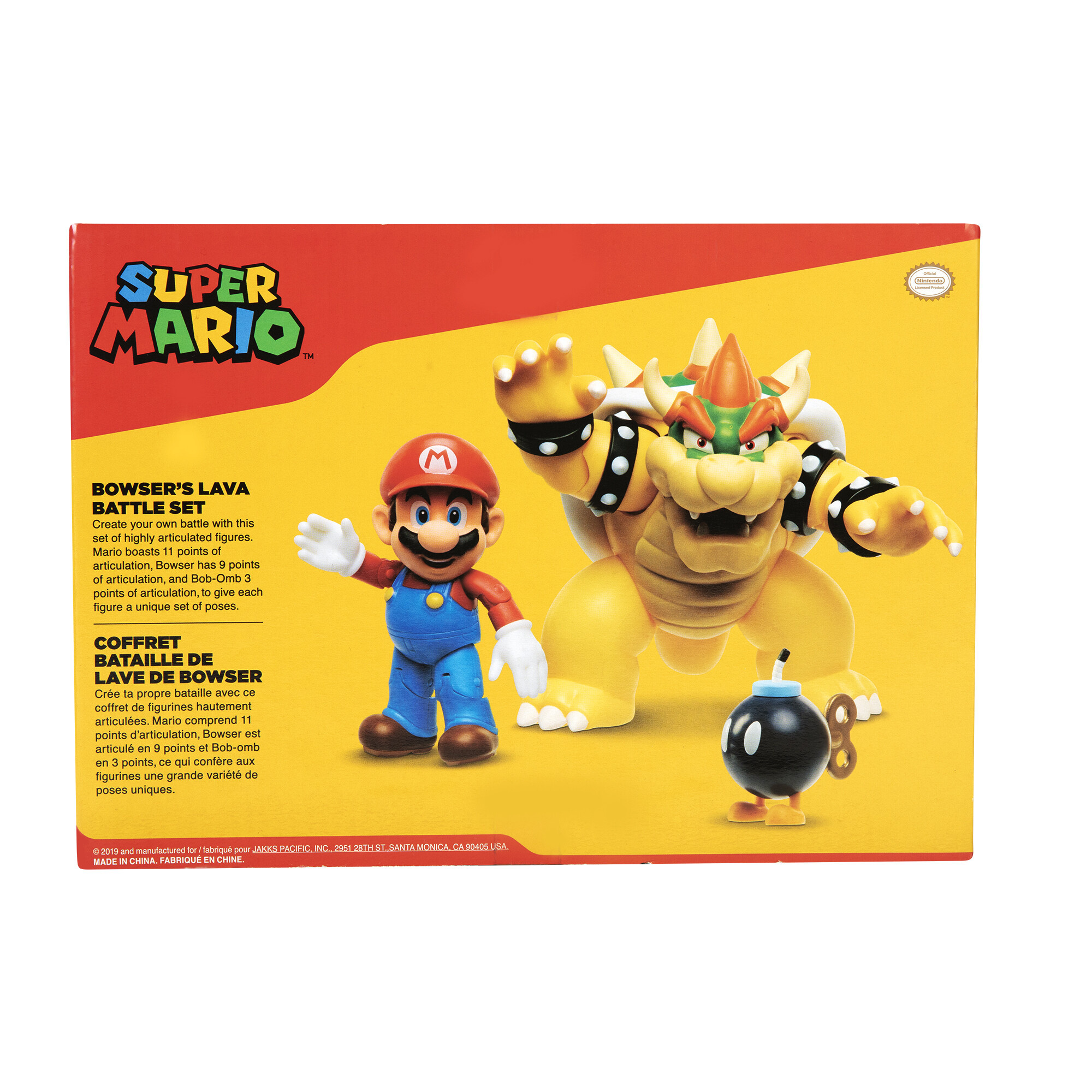 Nintendo super mario diorama set mario vs bowser per la sfida finale tra bene e male! - SUPER MARIO BROTHERS